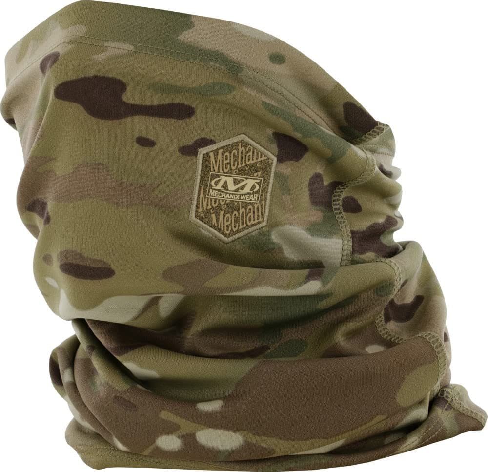 Mechanix Wear: Reusable MultiCam Neck Gaiter - Moisture Wicking, Quick Drying, Machine Washable (One Size)