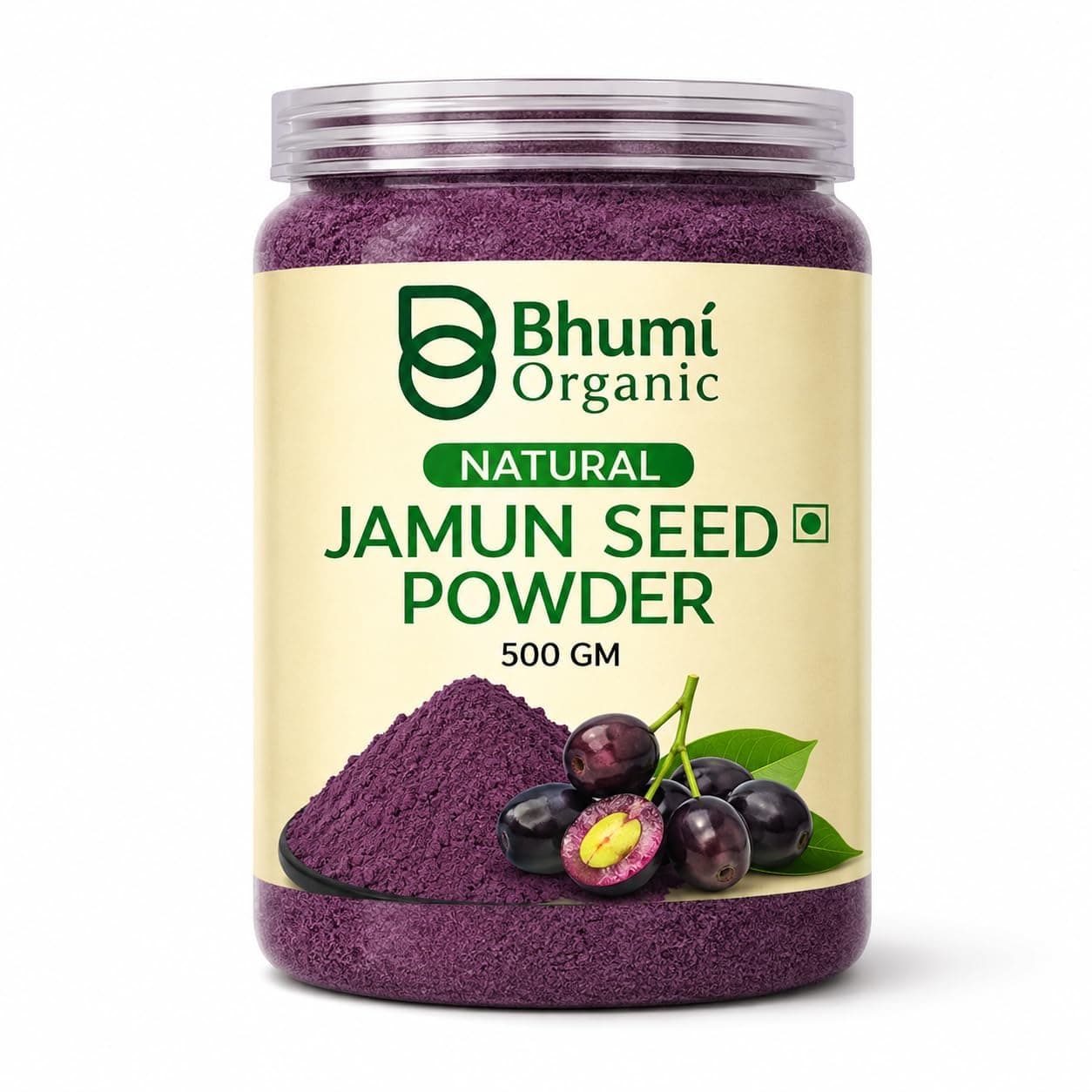 Bhumi Organic Ayurveda Jamun Seed Powder, 500 gm
