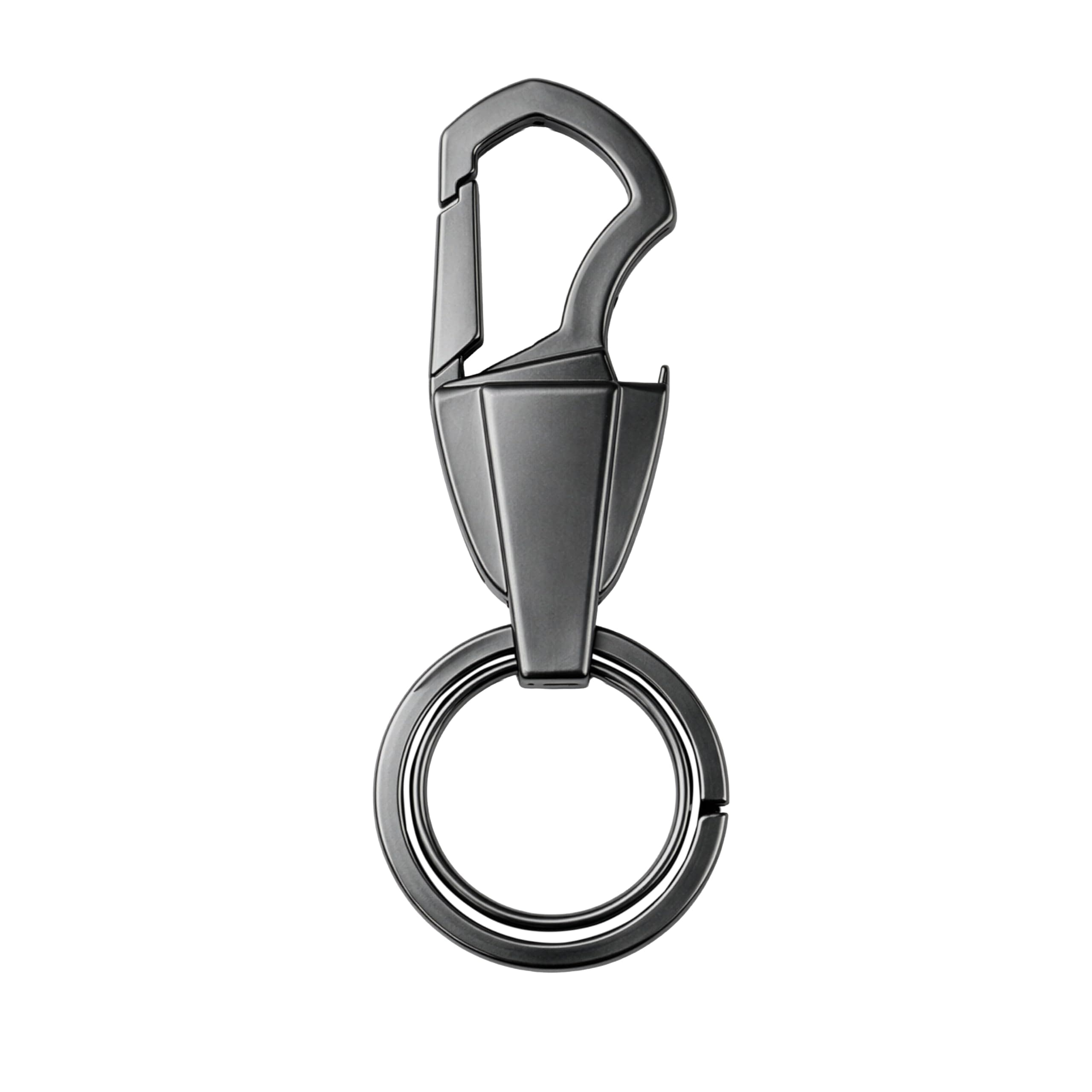 Storite Heavy Duty Metal Carabiner Clip Keychain with Key Ring – Secure Hook Key Holder for Car, Bike & House Keys, Belt Loop & Bag Clip EDC Accessory