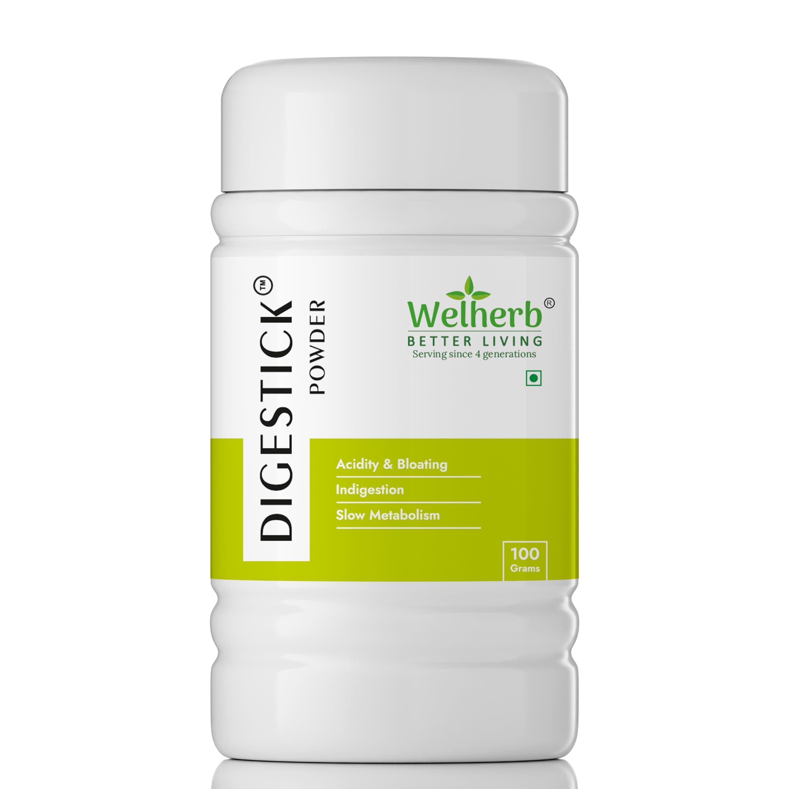 Welherb Digestick - Ayurvedic Acidity, Gas & Bloating Relief | After Meal Digestion Support | Reduces Burping & Indigestion (100g)