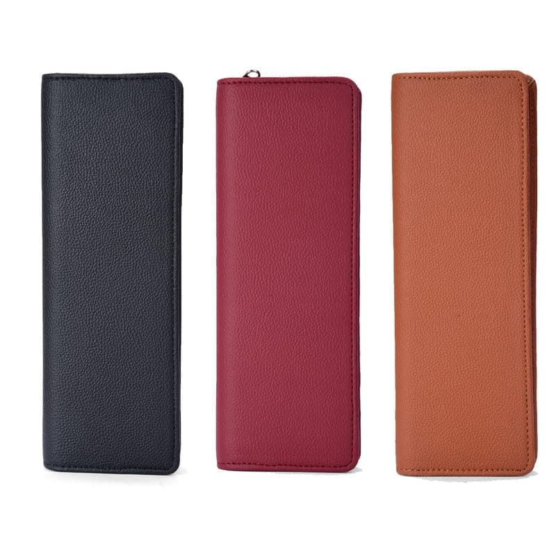 essart Sarvika PU Leather Key Chain Holder Case | Key Chain Wallet for Men & Women | Keychain Holder Organiser with Zipper Closure (Brown,Cherry,Black)