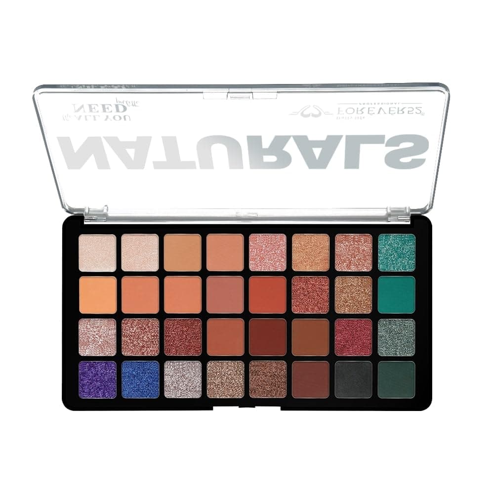 Daily Life Forever52 Naturals The All You Need 32 Shades Eyeshadow Palette| Highly Pigmented and Blendable | Multicolor | Matte and Shimmer Finish (48g)