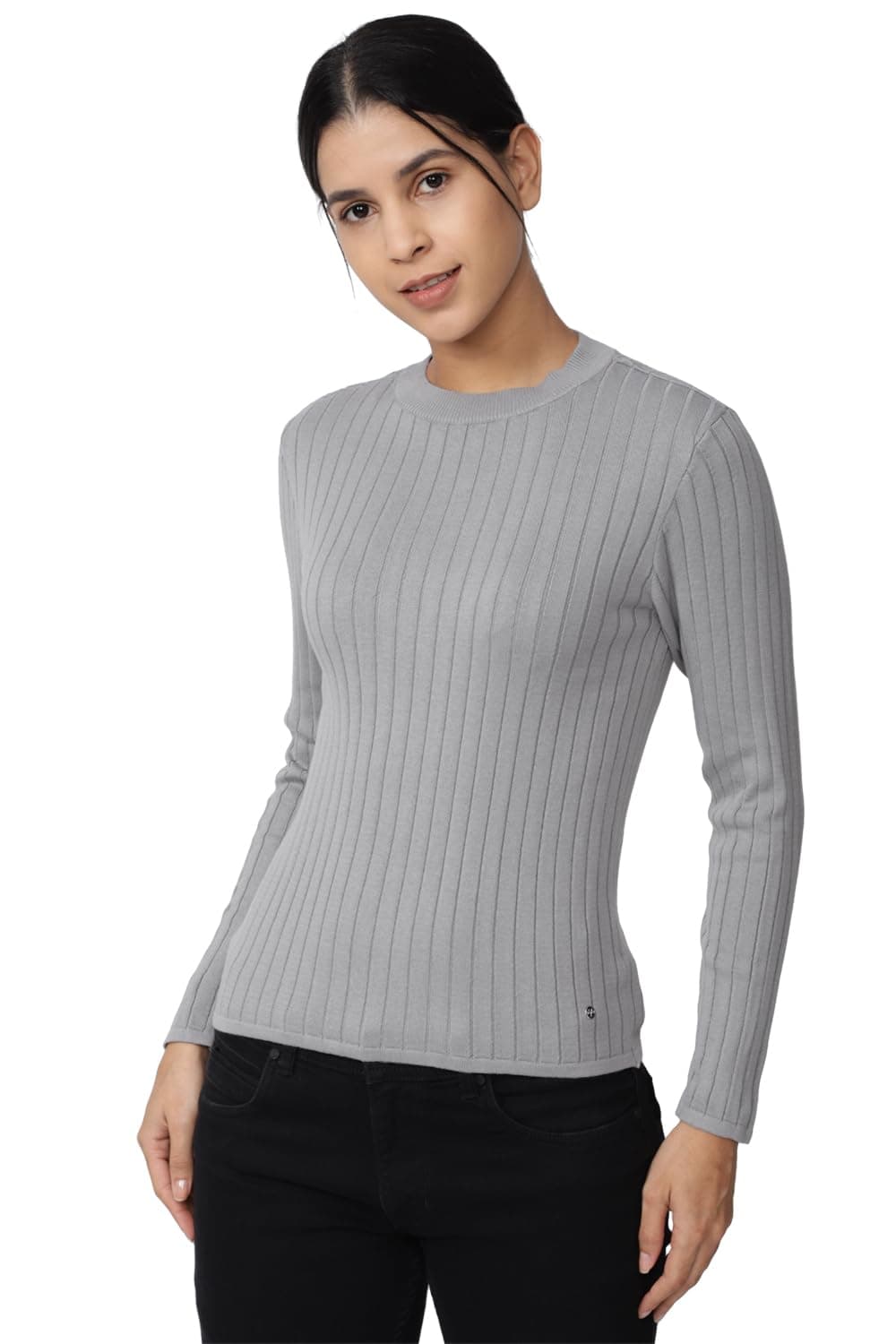 Van Heusen Women's Cotton Solid Regular Fit Blouse
