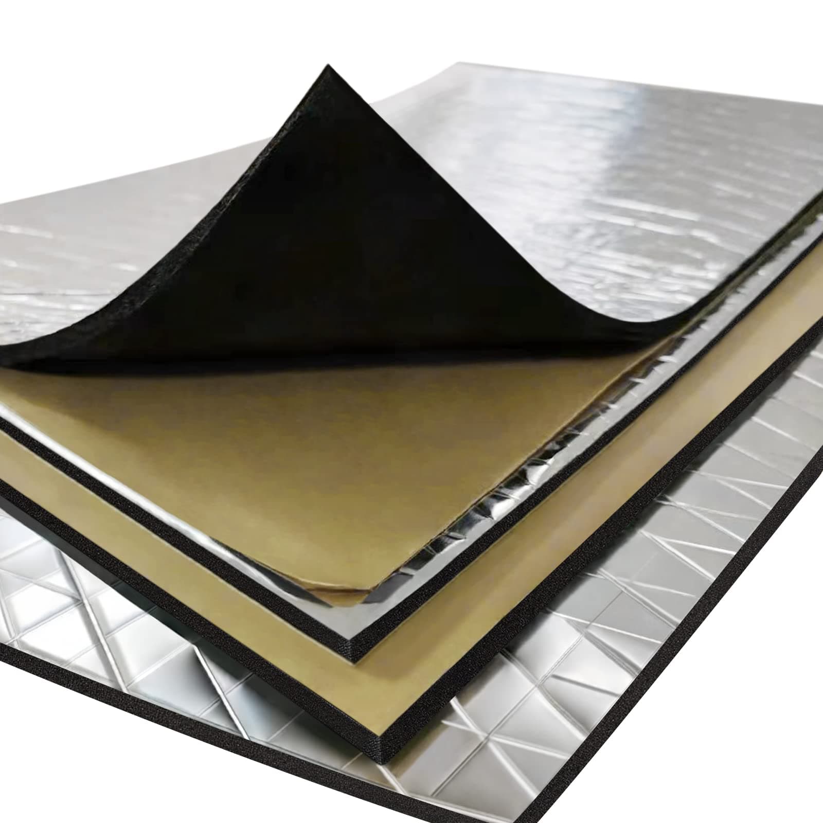 KOIKEY Car Soundproofing Mat: 197 Mil 8.7 Square Feet Car Audio Deadening Foam Acoustic Dampening And Heat Insulation for Truck Y