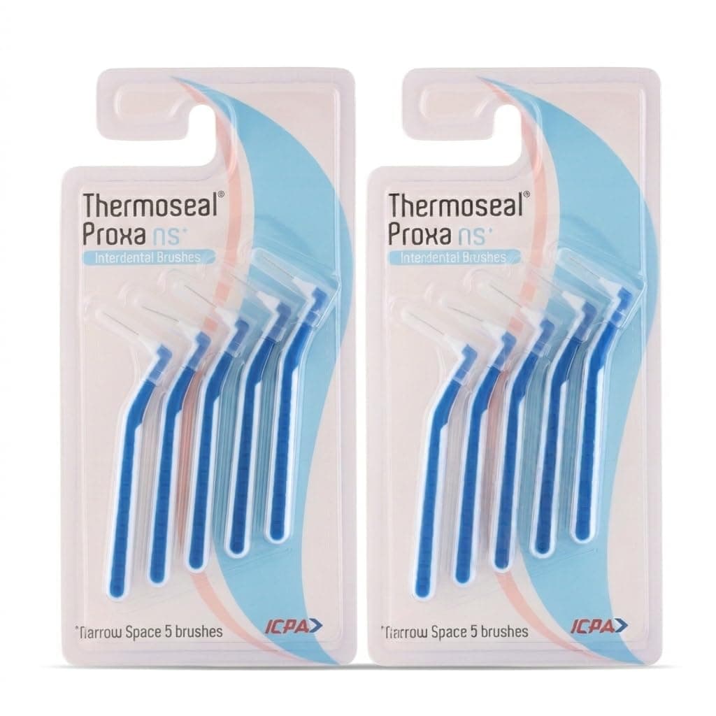 ICPA Interdental Manual Thermoseal Proxa Narrow Space Brush For Adult | Dental Brush | Easy Cleaning between teeth (Multicolor, Pack of 2)