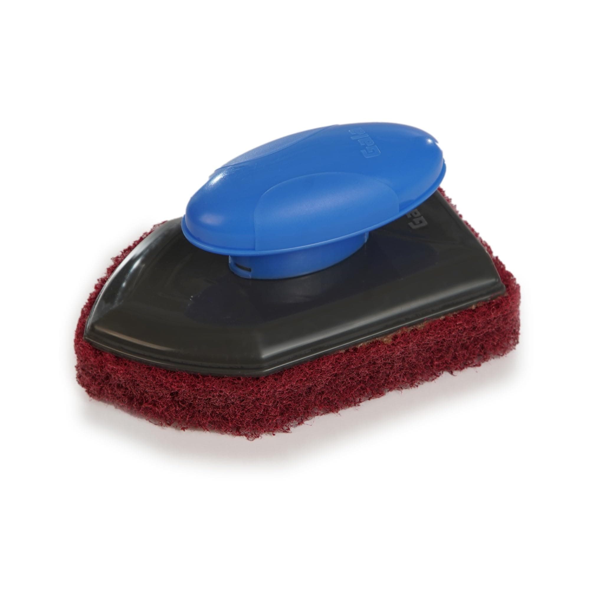 Gala Iron Bull Floor Scrub Pad, Bathroom Tile and Floor Cleaning Brush, 1 Piece with Plastic Handle