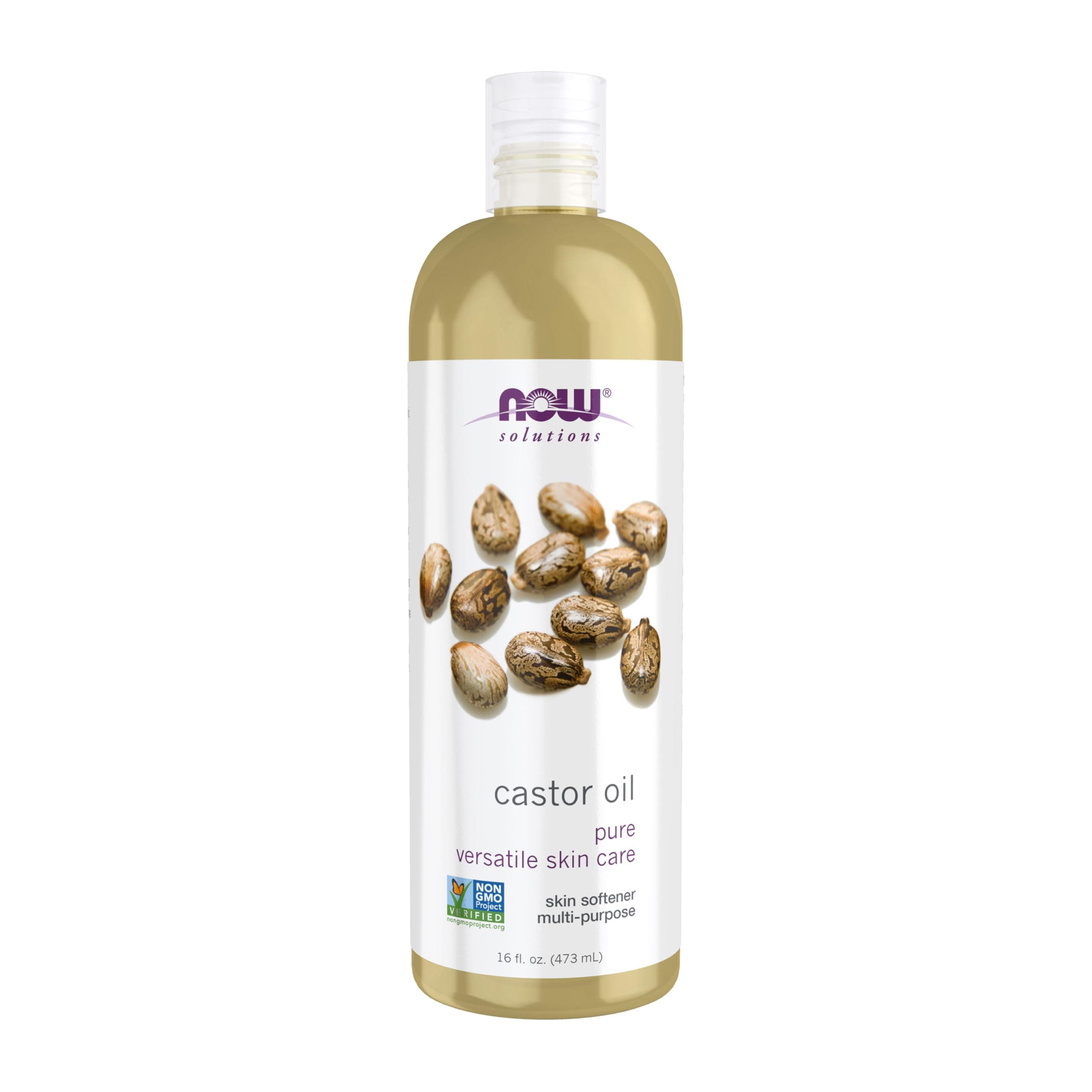 Now Foods Solutions Castor Oil, 16 fl oz (473 ml)