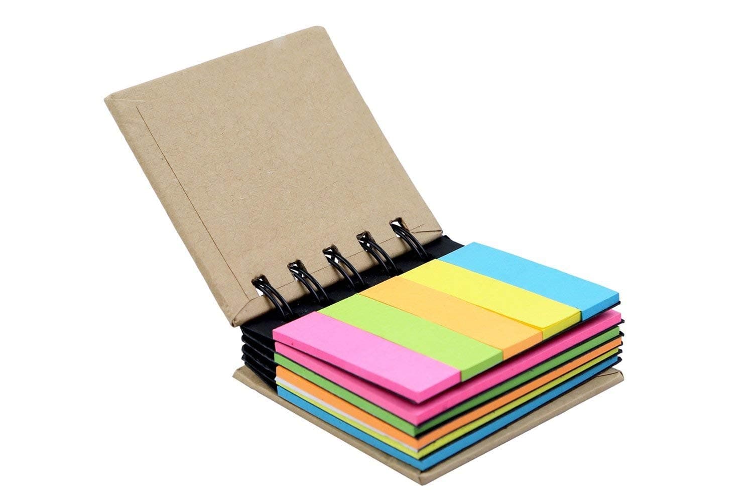 Worison Pocket Size Spiral Sticky Note Pad