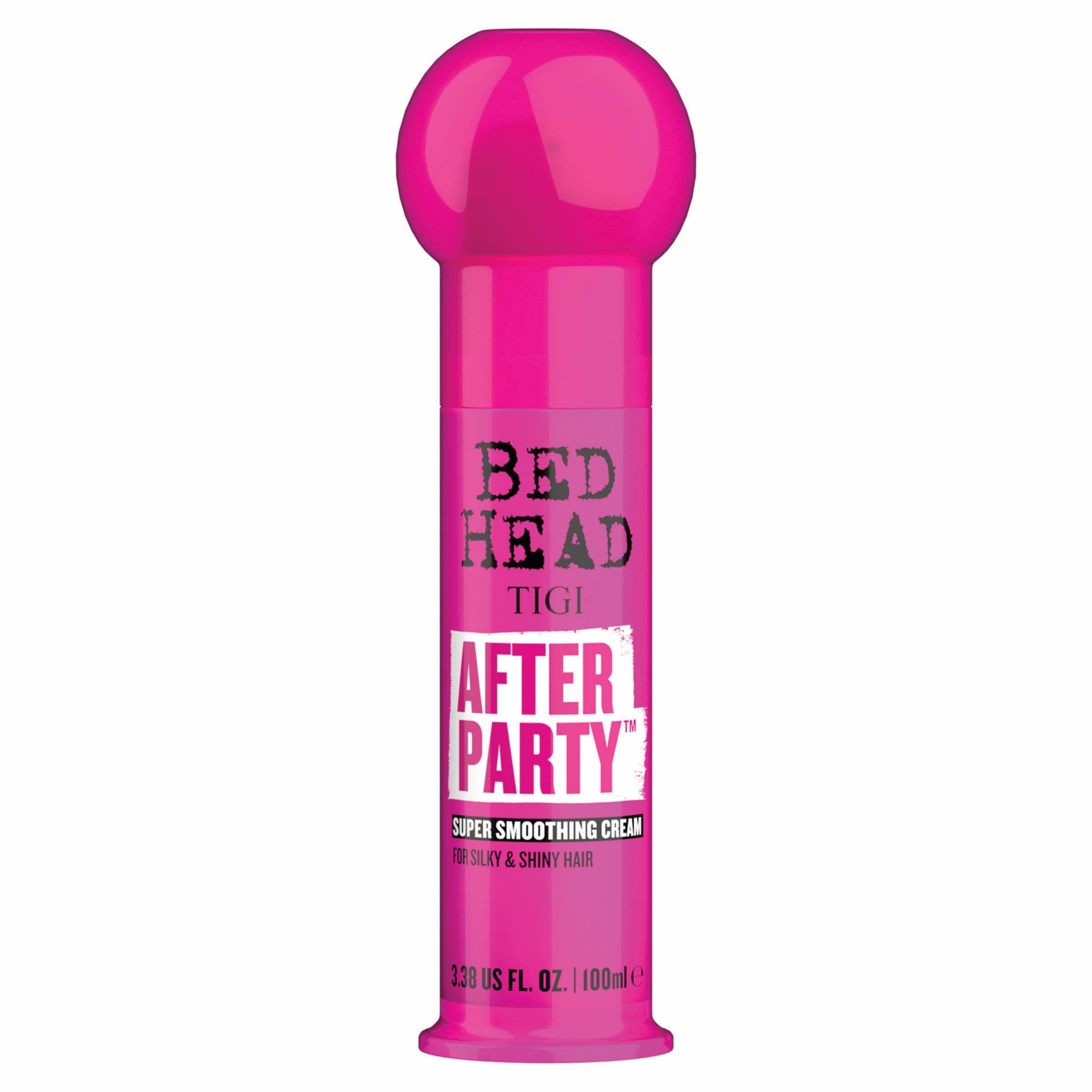 Bed Head TIGI After Party Super Smoothing Hair Cream For Silky&Shiny Hair With Castor Seed Oil,Anti-Frizz Complex To Smooth Frizz&Flyaways,Boosts Hair Shine & Gloss,Suitable For All Hair Types,100 Ml