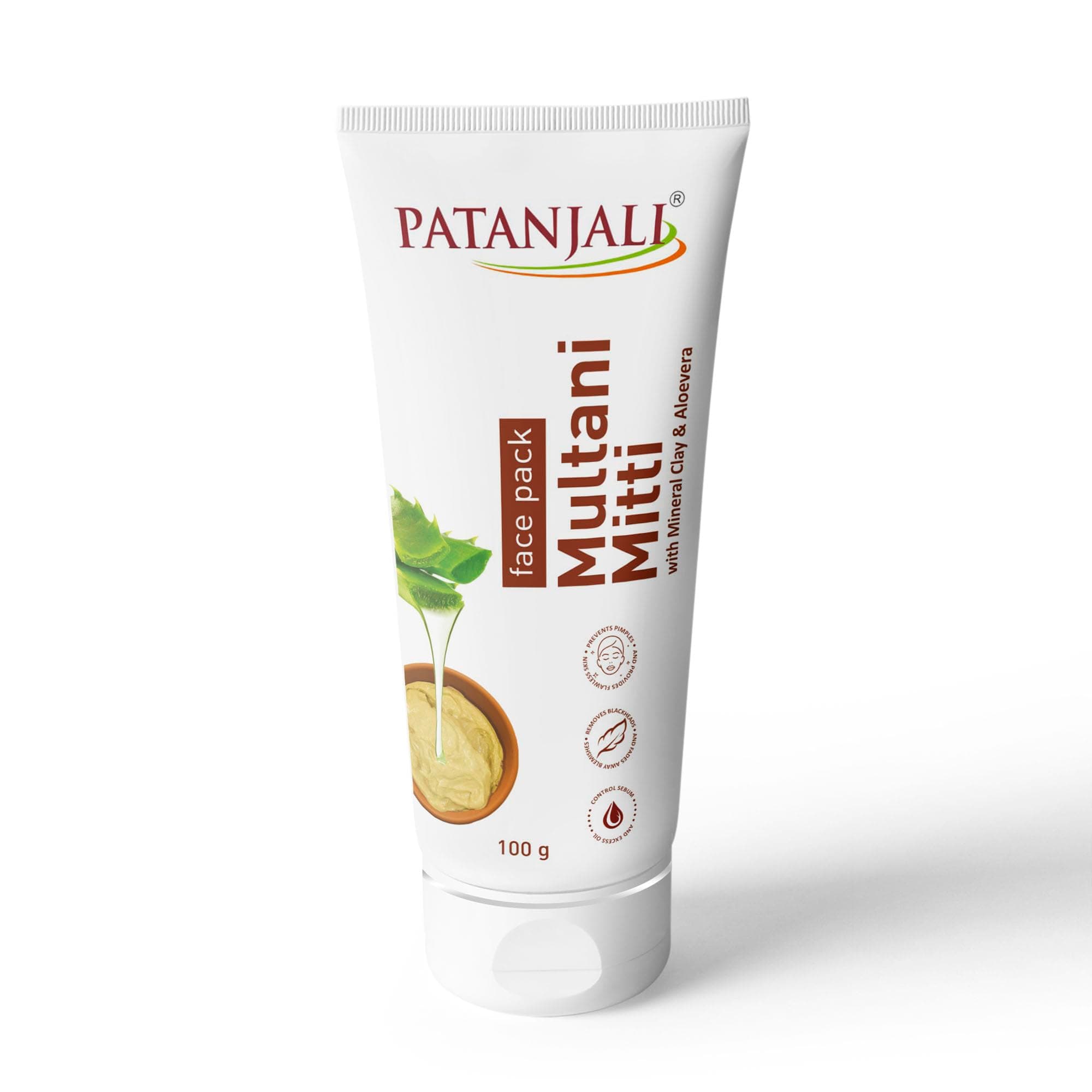 Patanjali Multani Mitti Face Pack 100g