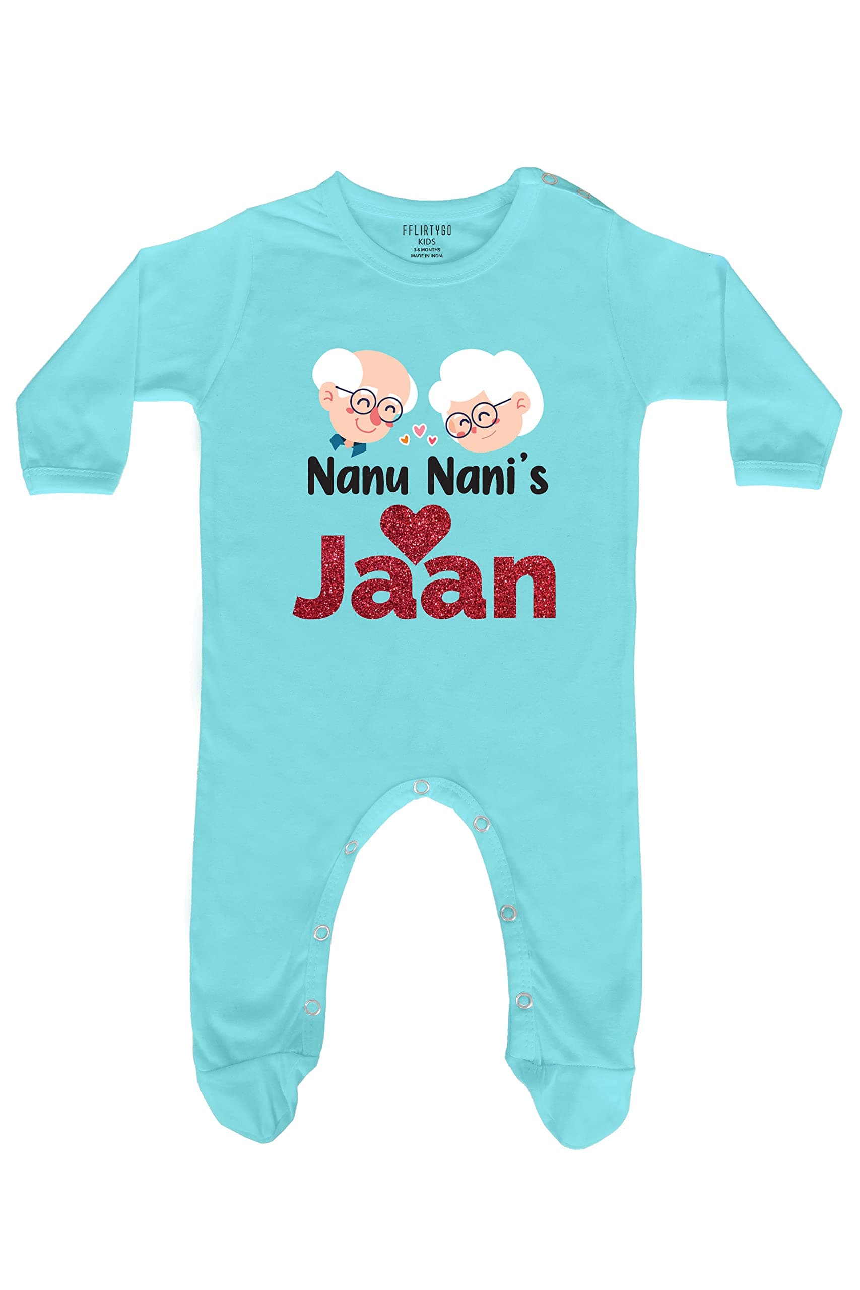 Fflirtygo Baby Wear 100% Hosiery Cotton Infants Rompers with Booties/Onesies/Body Suit/Jumpsuit Full Sleeve Merry Christmas Printed Full Romper for Boys and Girls