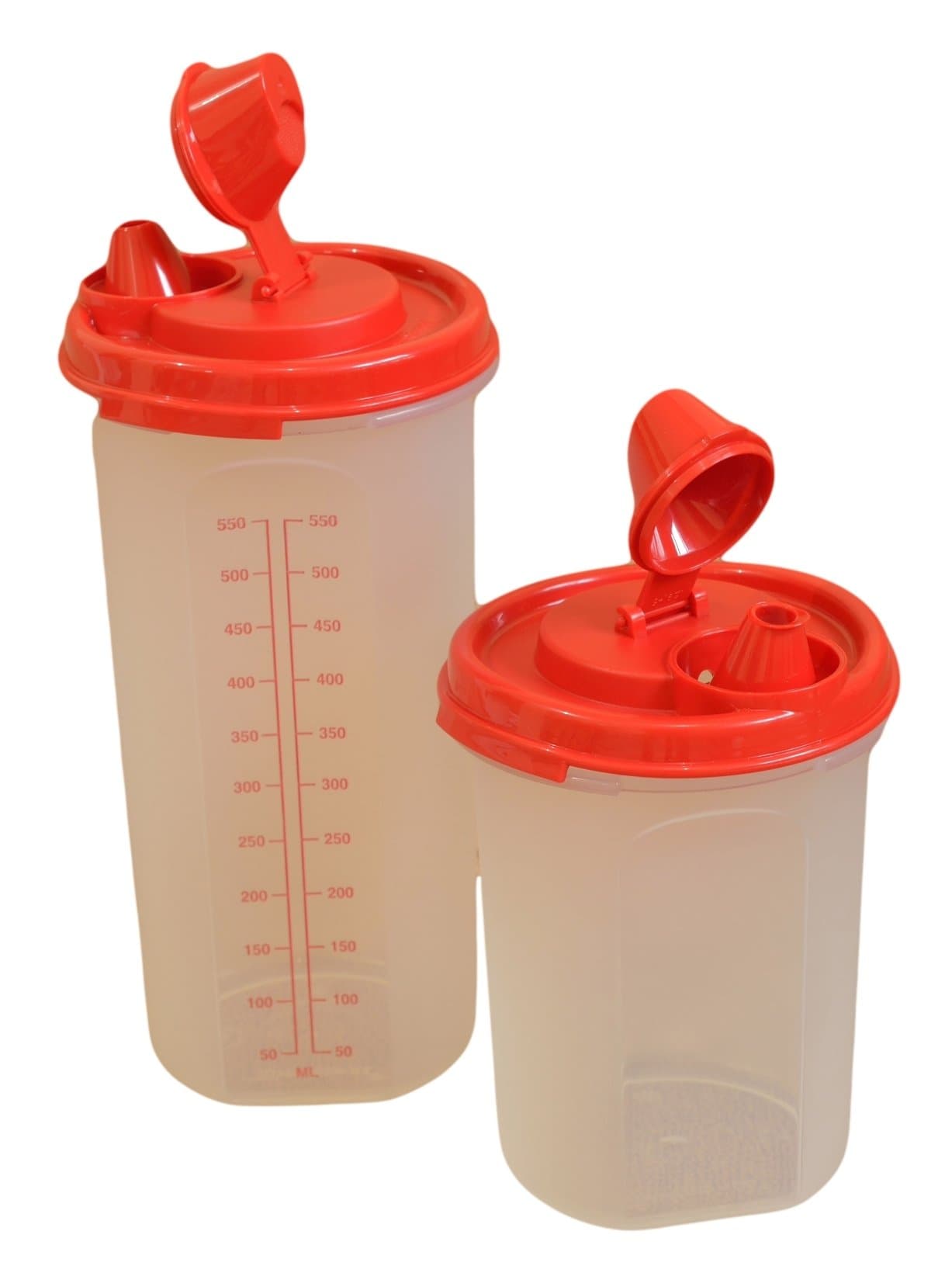 Tupperware Minimagic Flow Container, Red, Set of 2