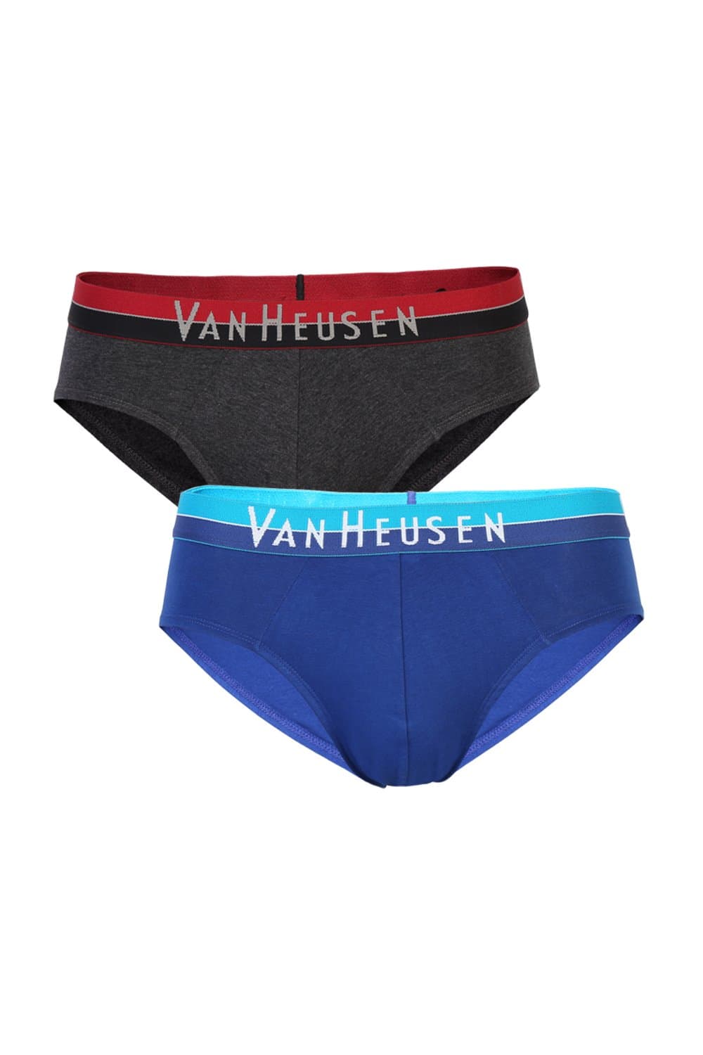 Van Heusen Men Anti Bacterial Briefs - Cotton - Pack of 2 - Colour Fresh, Moisture Wicking