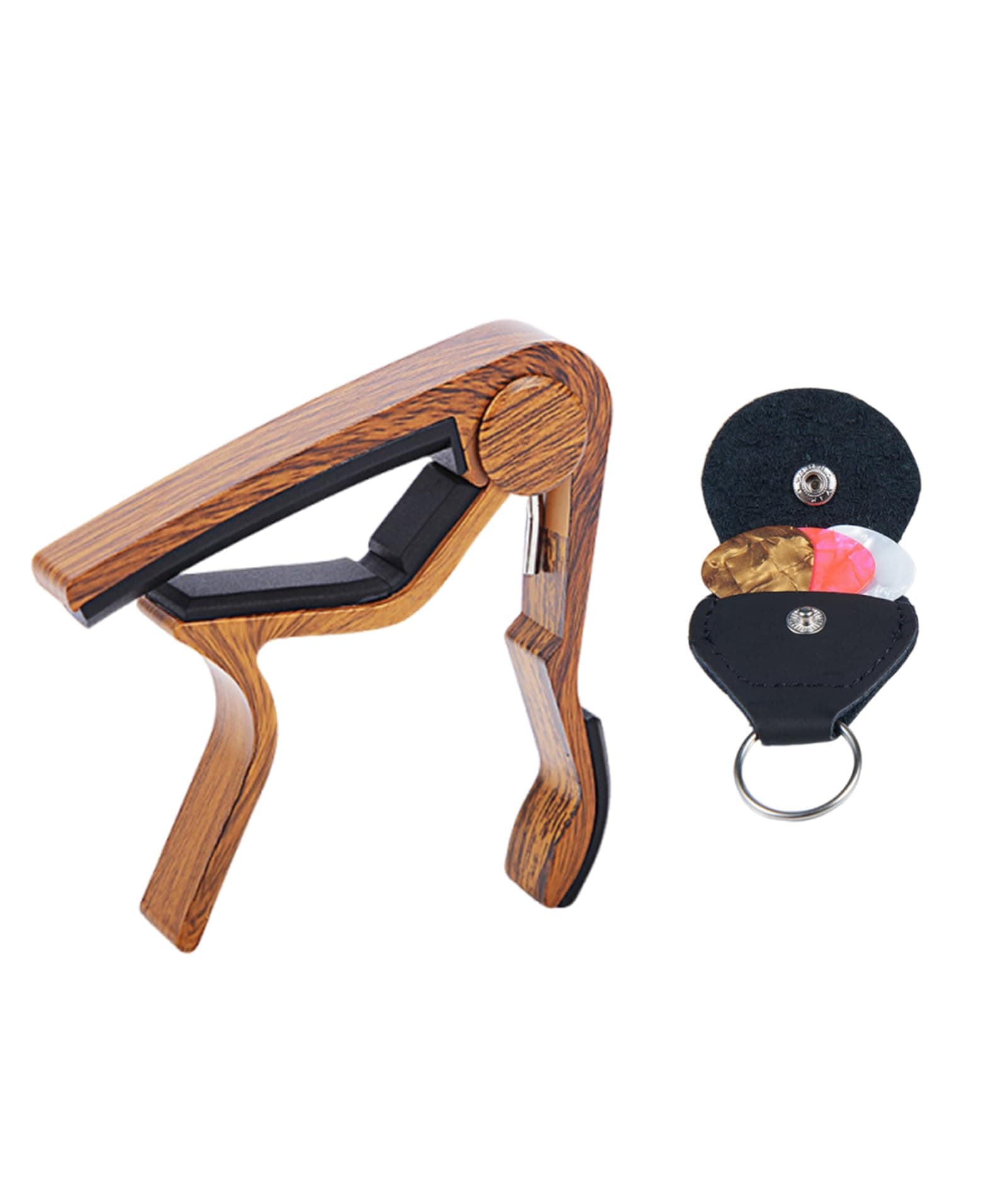 Guitar Capo, Guitar Accessories, Capo for Acoustic Guitar Guitar Capo for Electric Guitars Bass Buzzing-Free Quick Release Easy To Use