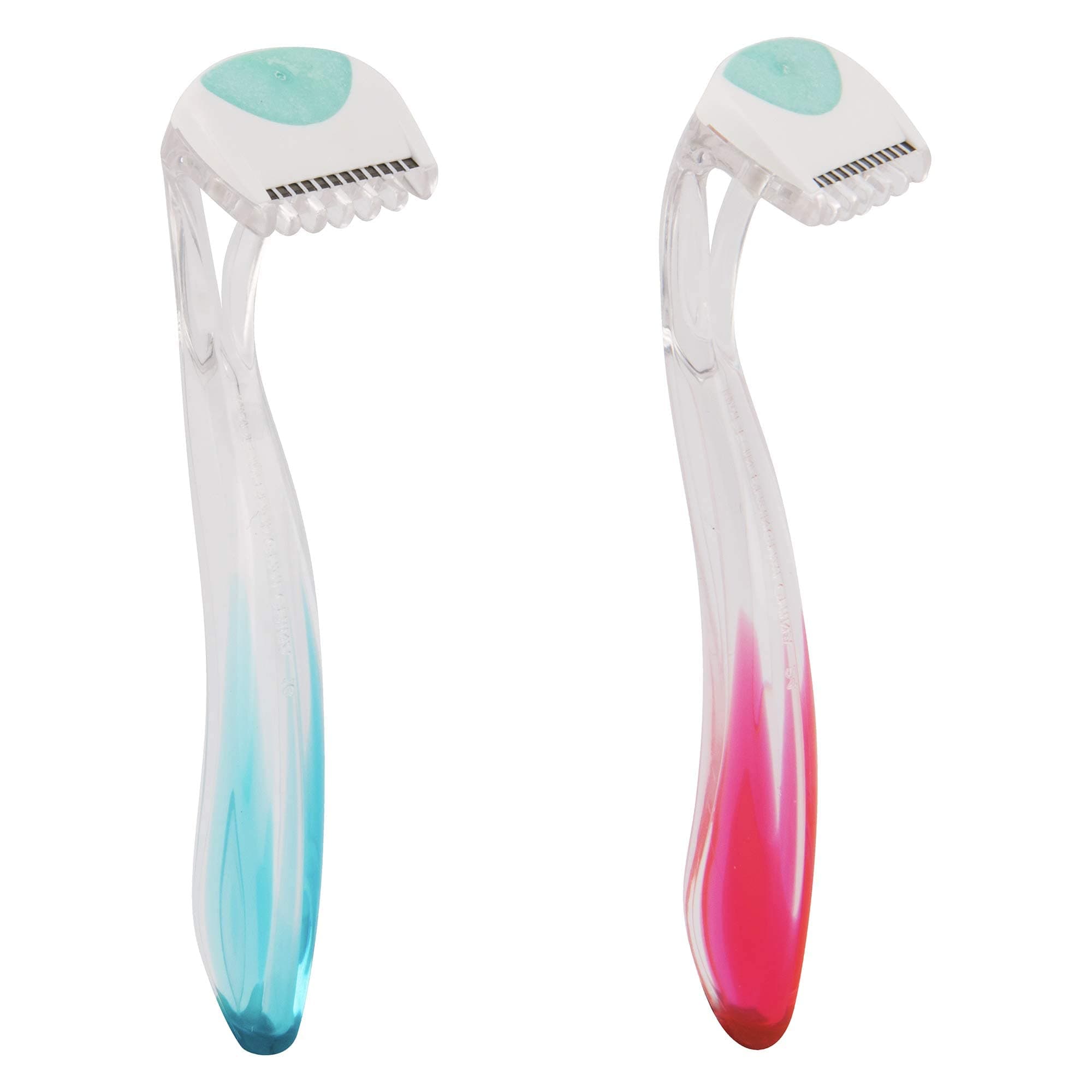 Kai Bikini line Japanese Razor for Women with Aloe Vera and Vitamin E Moisture Strip - Pack of 2 (4 Pieces)