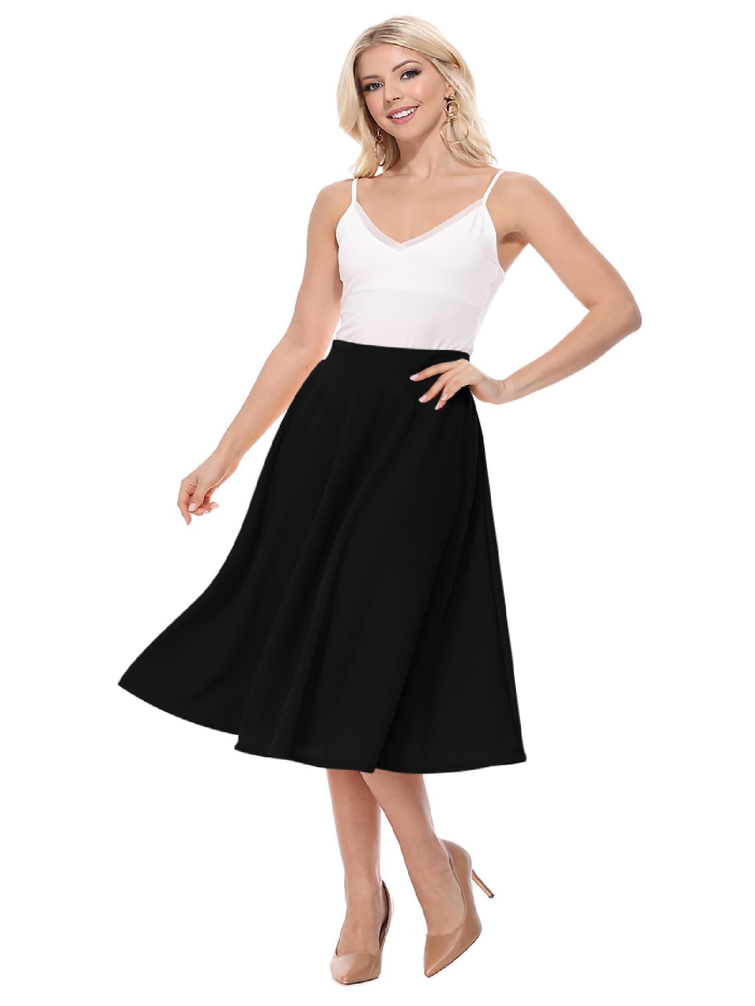 HERIJA Above Knee Western Skirt for Women