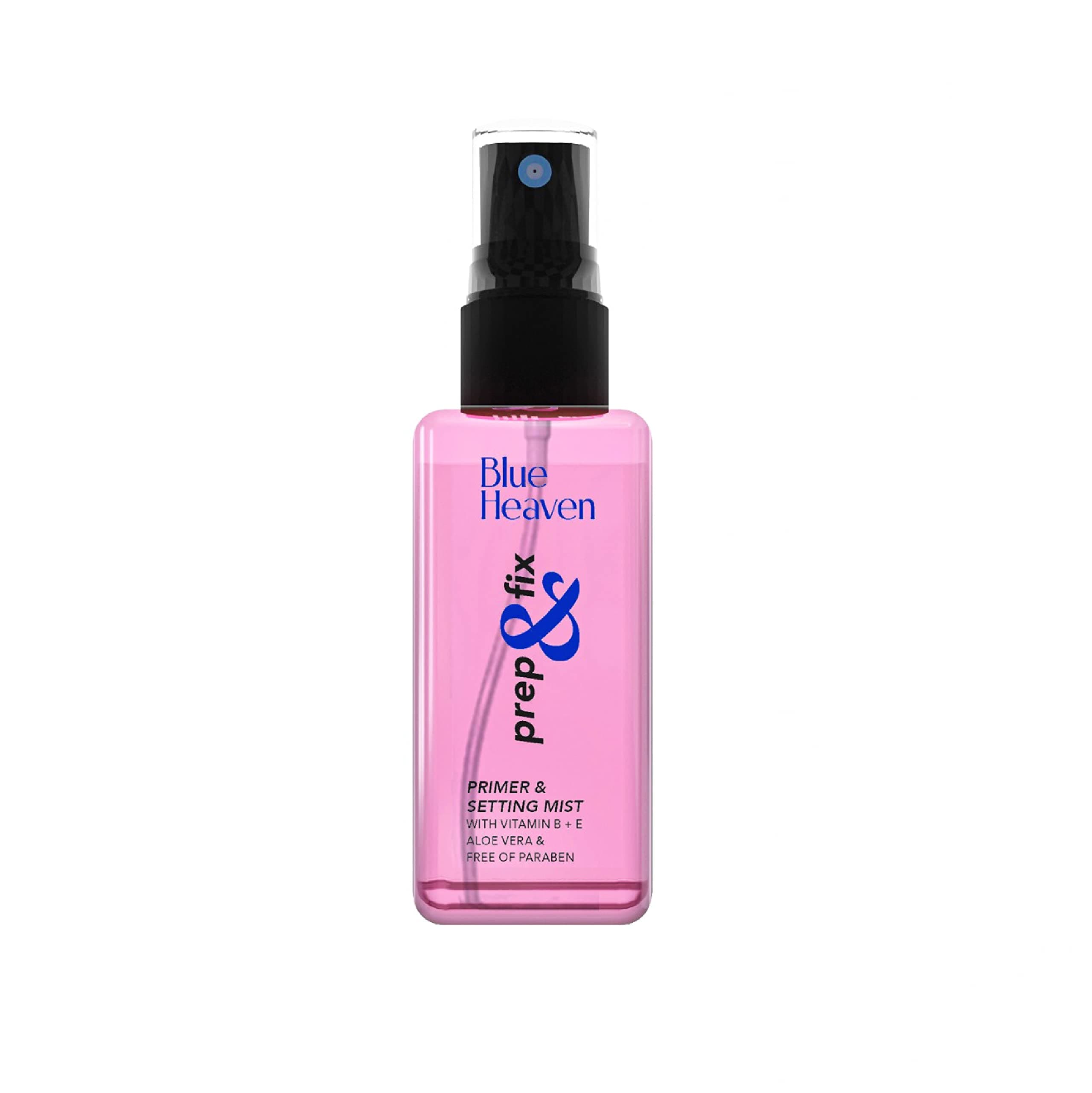 Blue Heaven Prep & Fix 2 in 1 Primer + Makeup Fixer | Infused With Aloe Vera and Vitamin-E | Setting spray & Primer for Face Makeup | 60ml