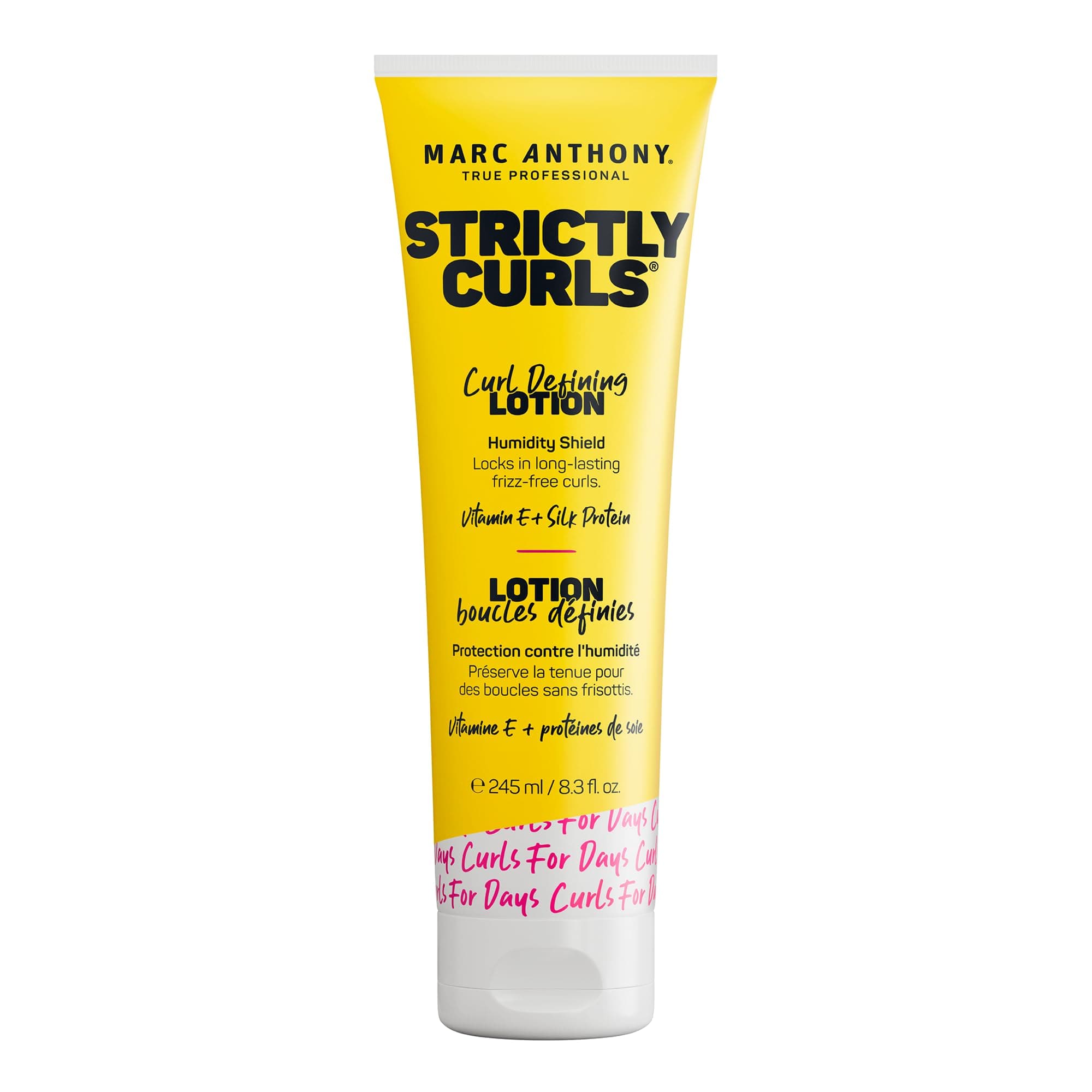 Marc Anthony Strictly Curls Curl Defining Styling Lotion, 8.3 Ounce Tube with Silk Protein and Vitamin E for Curl Definition