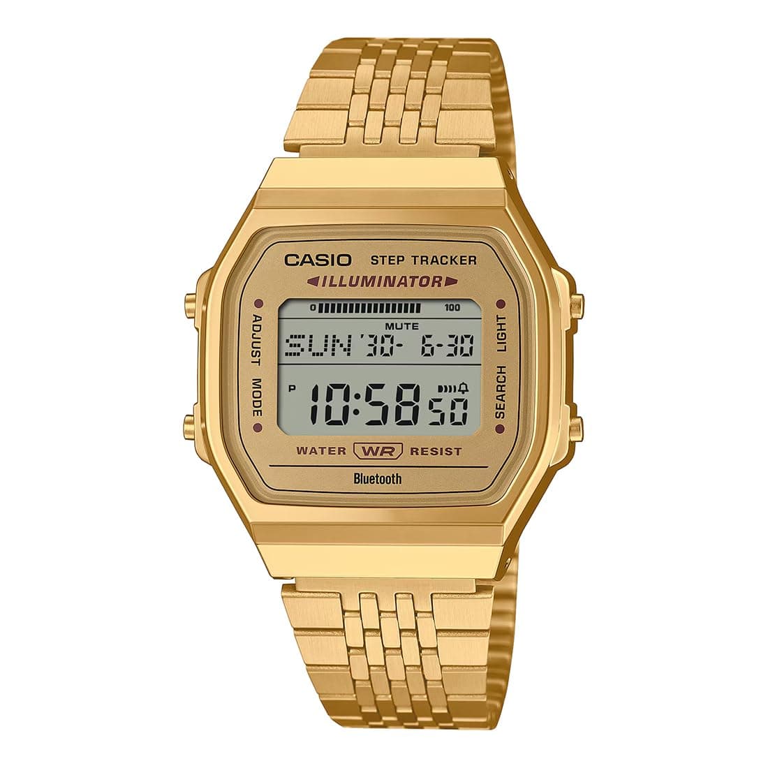 Casio Vintage ABL-100WEG-9ADF Bluetooth Digital Gold Dial Unisex (D368)
