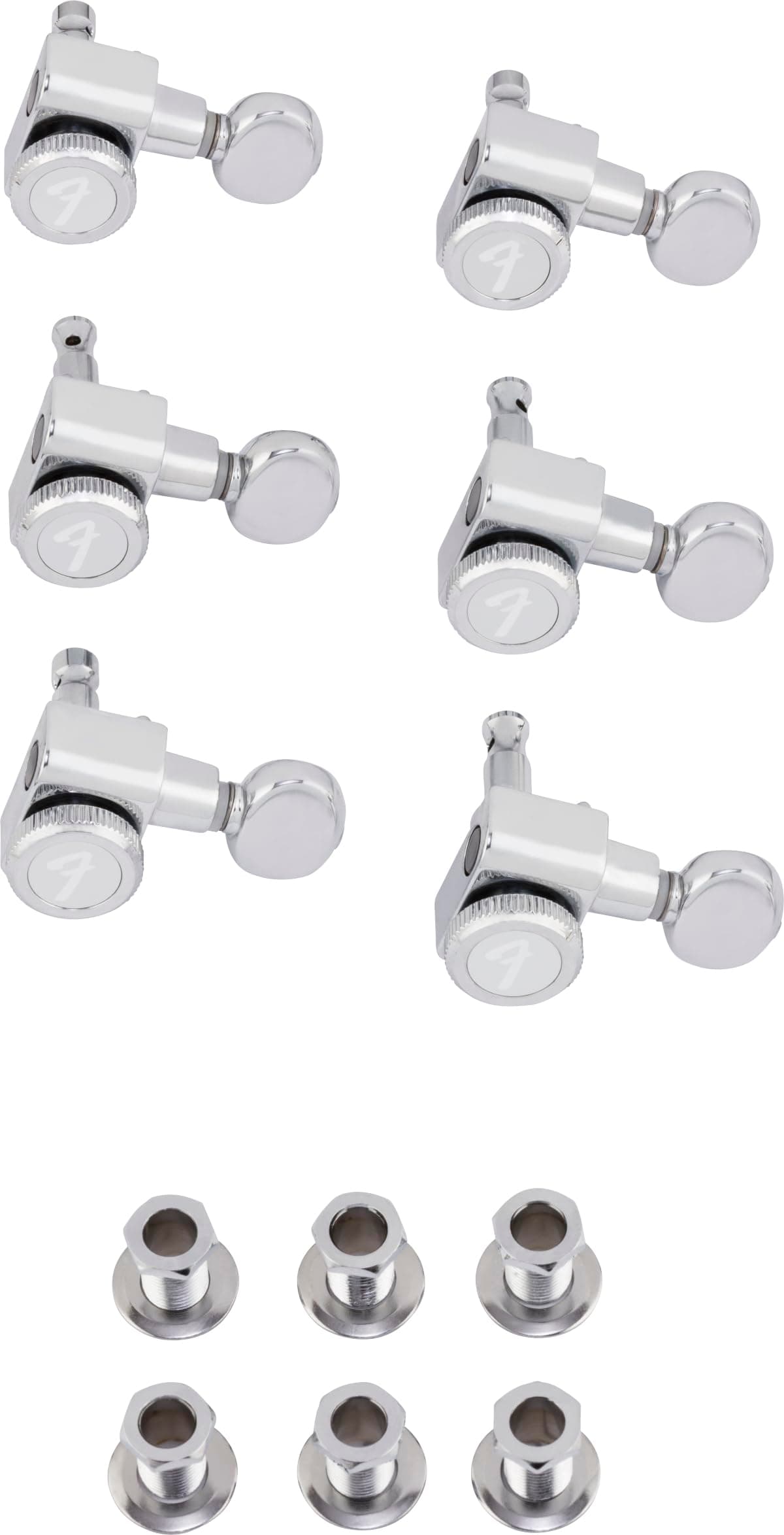 Fender Locking Tuners with Vintage Buttons Chrome