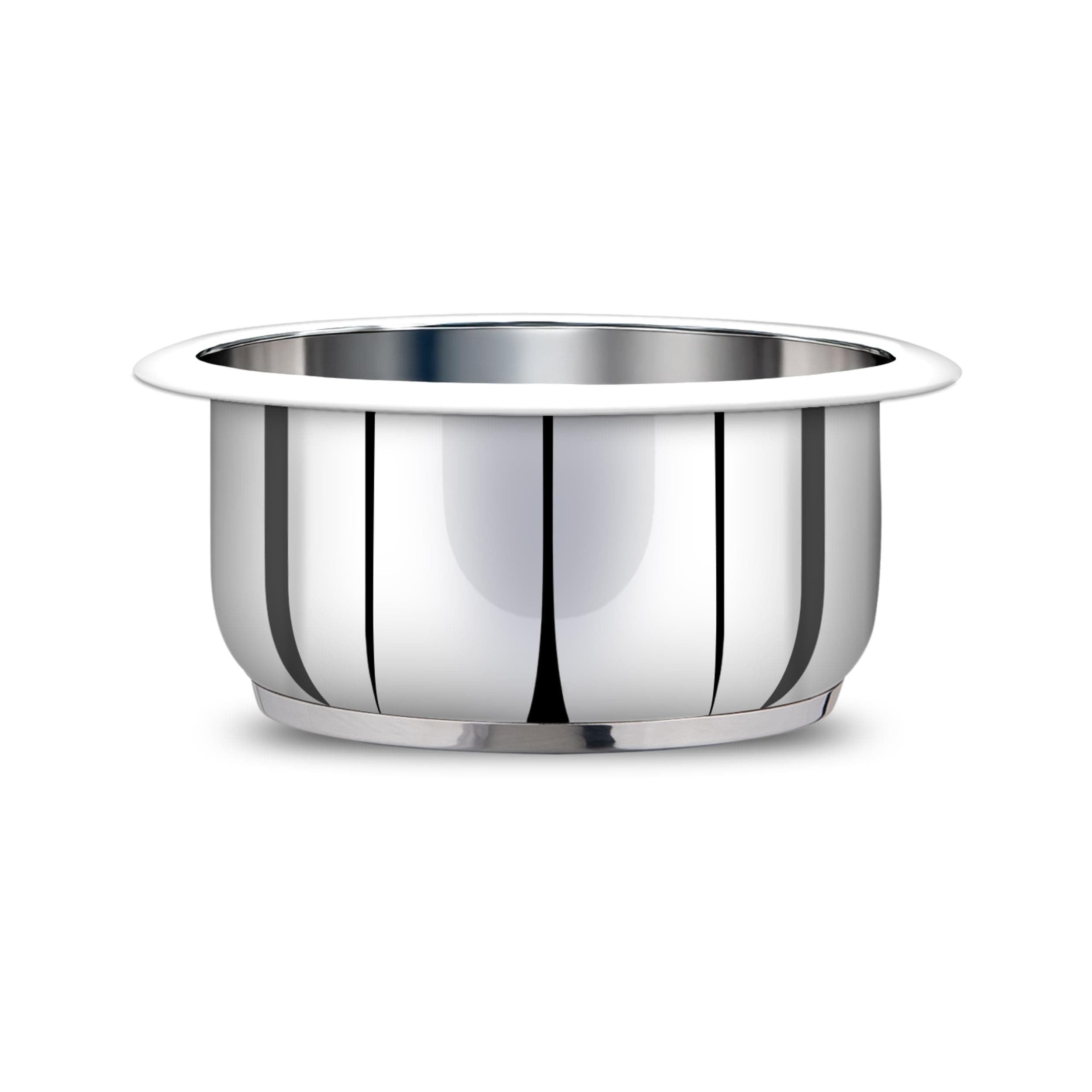 Pigeon Stainless Steel Bowl, 26 cm Diameter, Compatible with 1.8 L Rice Cooker (Silver, Induction Bottom)