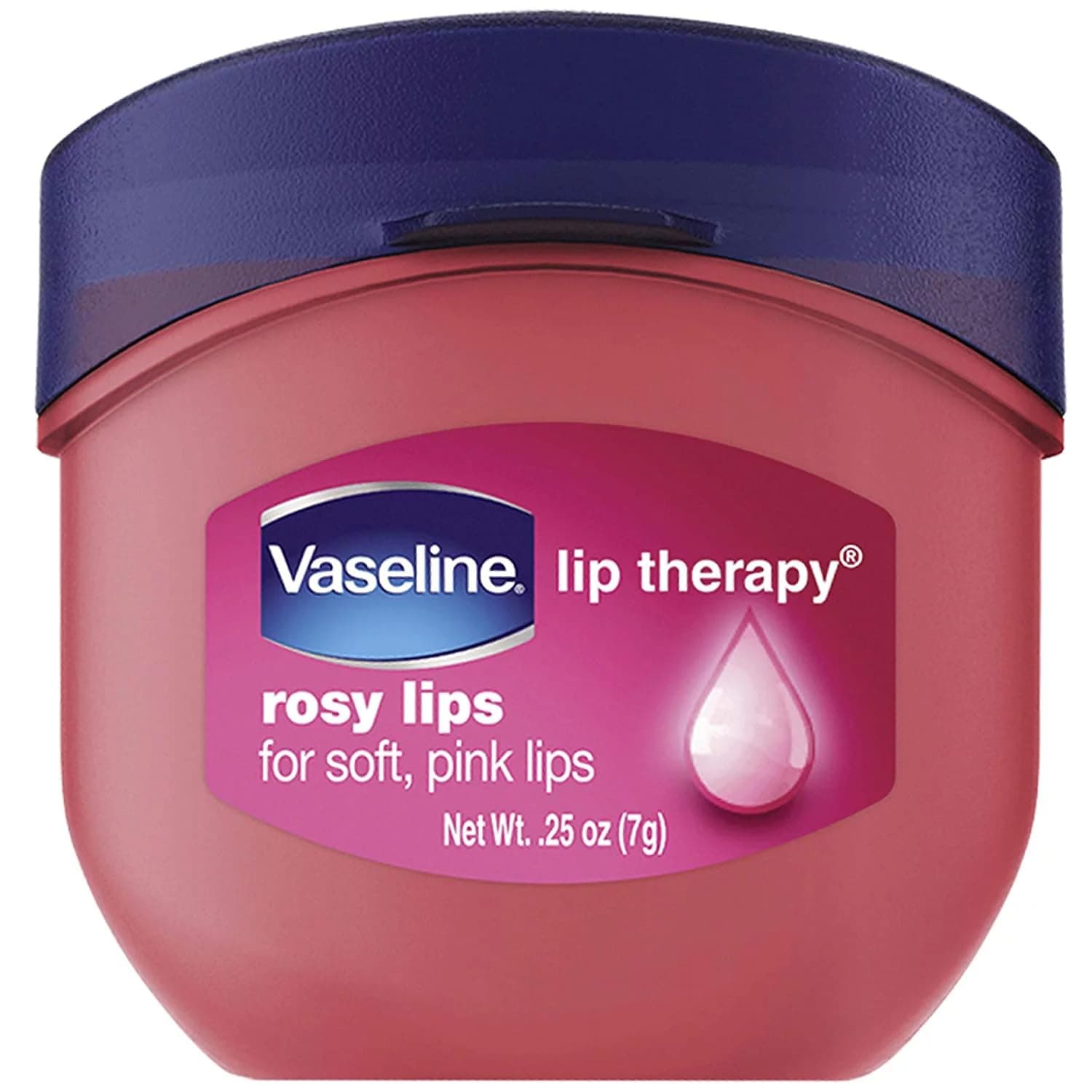 Vaseline Rosy Lip Therapy Size .25Oz Pack Of 3, Pink