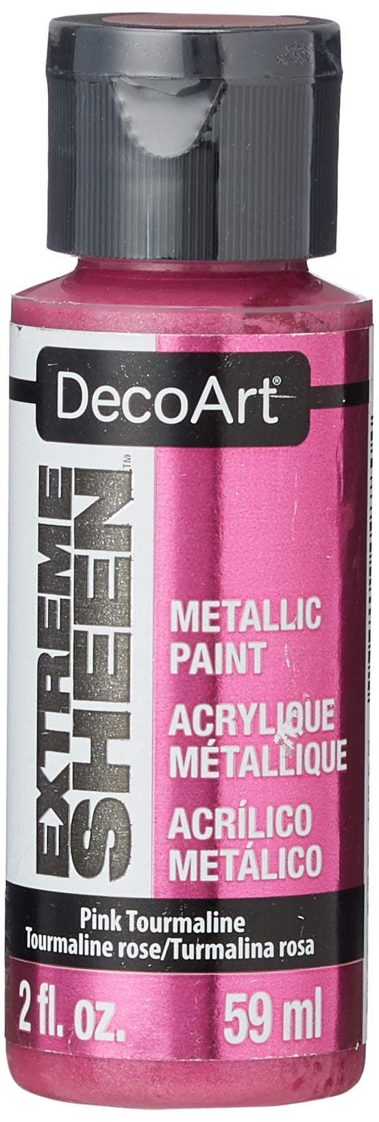 DecoArt DPM15-30 Extreme Sheen 2 Oz Paint, Pink Tourmaline Extreme Sheen Paint