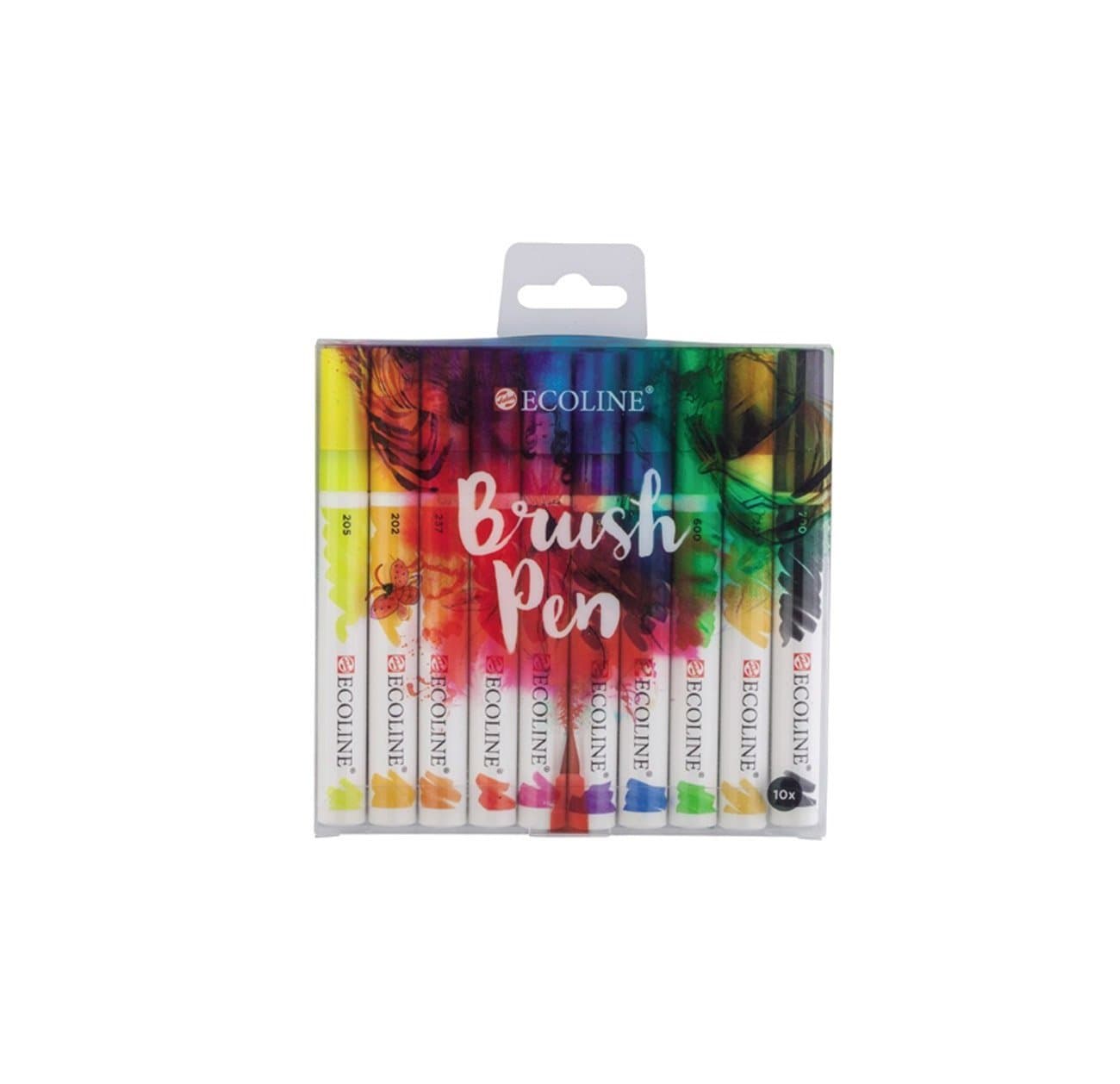 Royal Talens Ecoline Brush Pen Set of 10 Assorted Colours