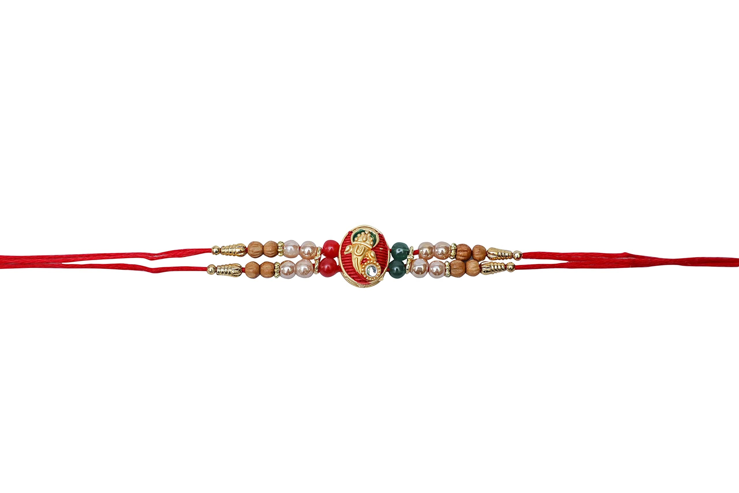 NGEL Designer Rakhi/Elegant Rakhi For Brother/Fancy Design Rakhi/Exclusive Rakhi Collection/Stone Designer Rakhi-Pack Of 1