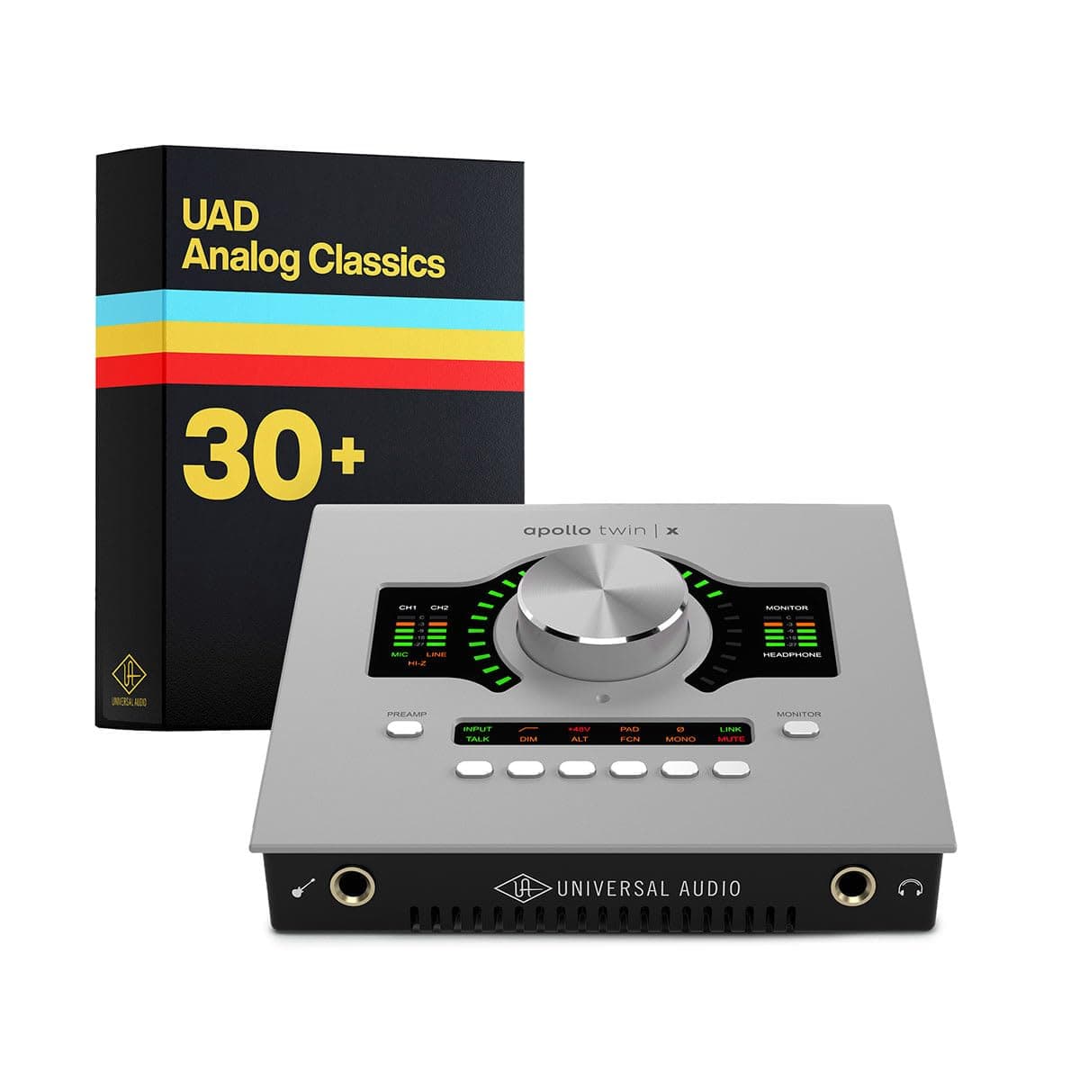Universal Audio Apollo Twin X DUO Gen 2 with UAD Analog Classics Thunderbolt 3 Audio Interface