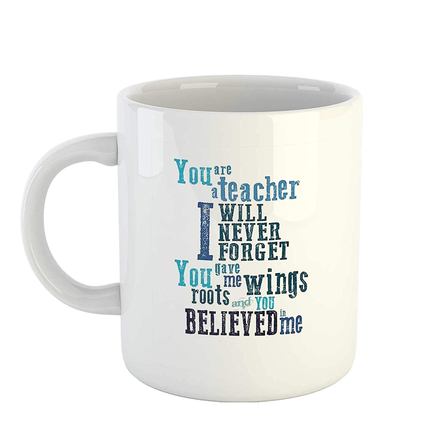 SCPmarts Create Your Desire Ceramic Coffee Mug - 1 Piece, White, 325 ml