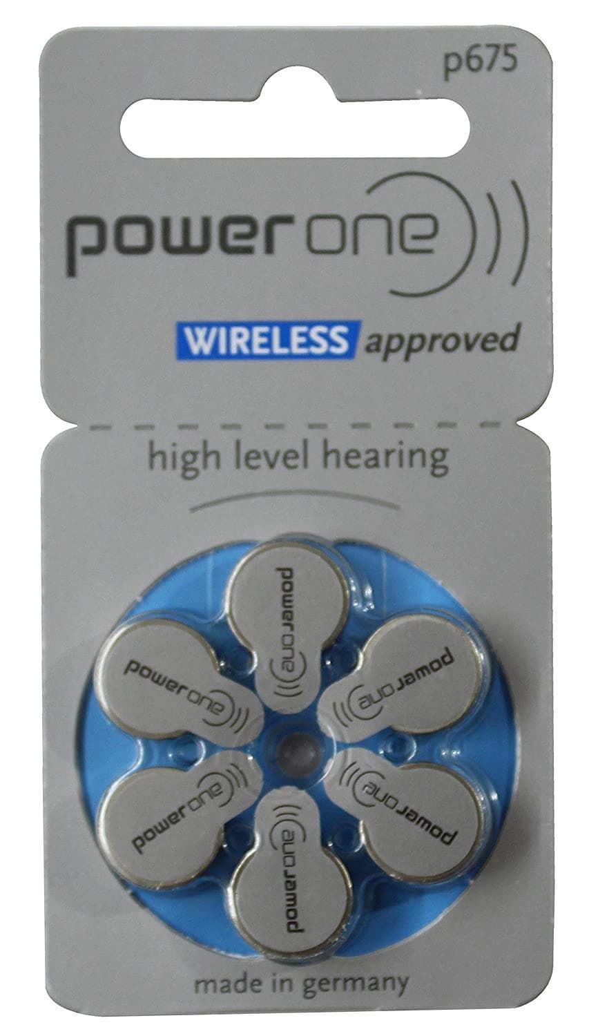 Power One P675 Hearing Aid Battery (1 Pack) 6 Nos