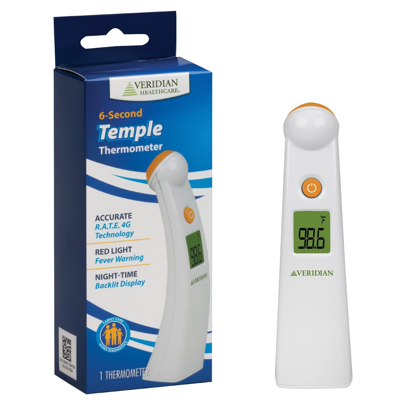 Veridian 09-330 Mini Temple Touch Thermometer