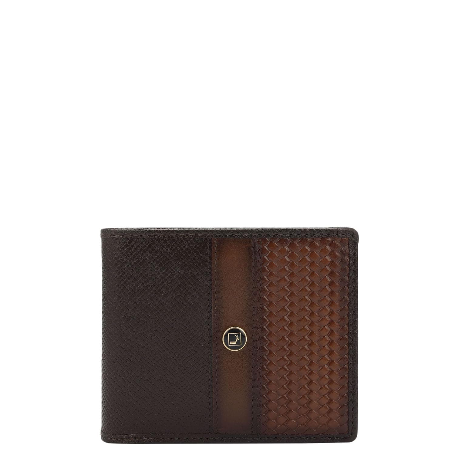 Da Milano RFID Protected Leather Wallet for Men – Brown – Genuine Leather Bifold Wallet with 6 Card Slots, 2 Compartments & Slim Design