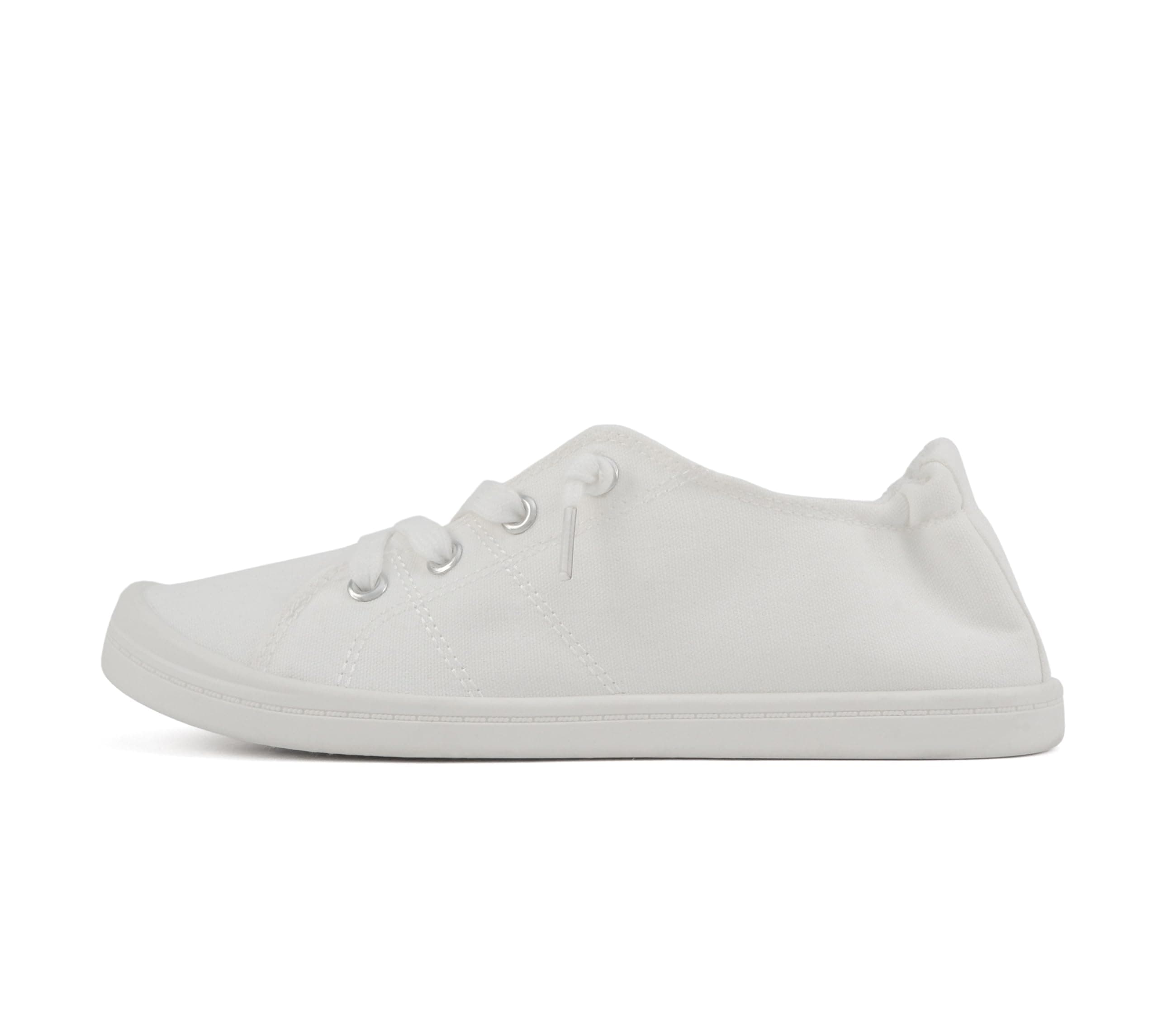 Soda Flat Women Shoes Linen Canvas Slip On Sneakers Lace Up Style Loafers Zig-S
