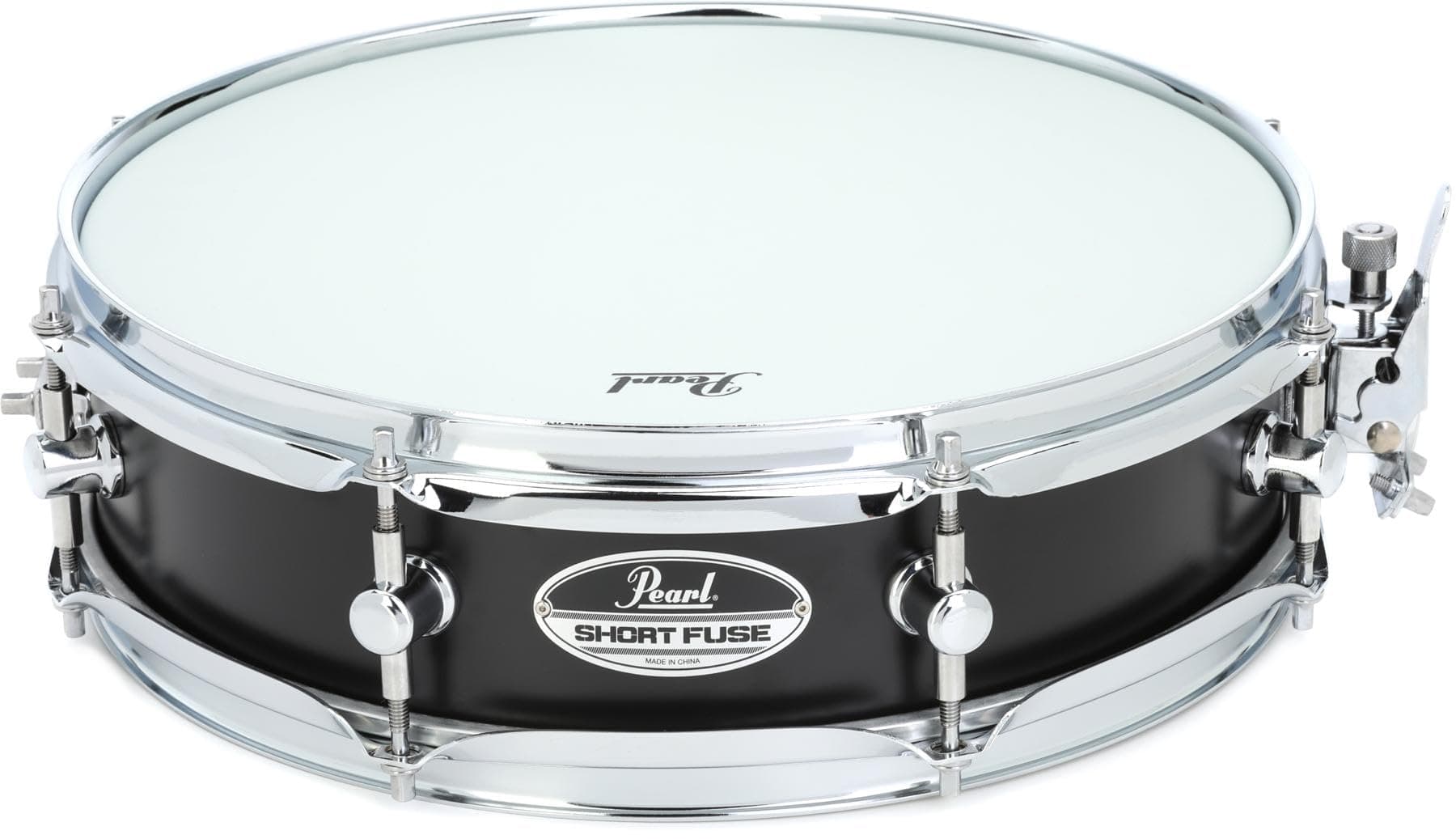 Pearl Short Fuse Drum 13x3.5 Black Steel Piccolo Snare (SFS1335B)