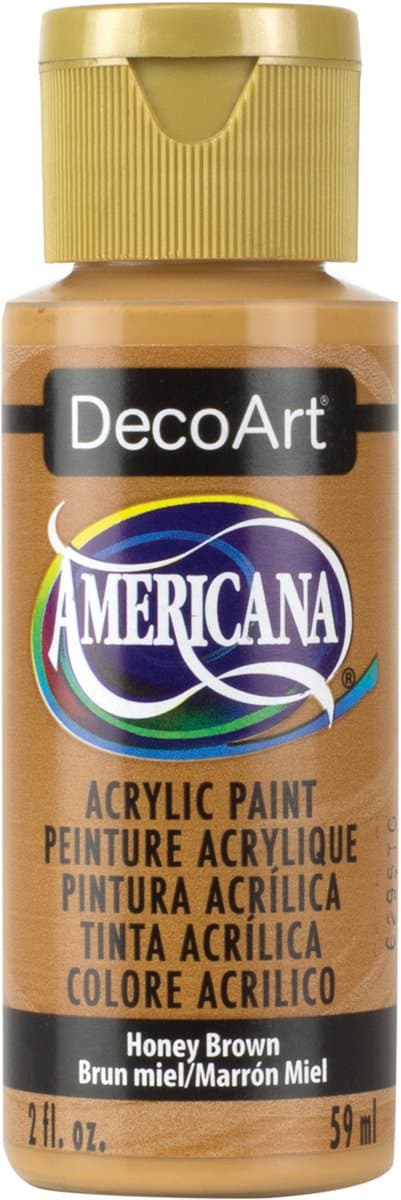 DecoArt Americana Acrylic Paint, 2-Ounce, Honey Brown