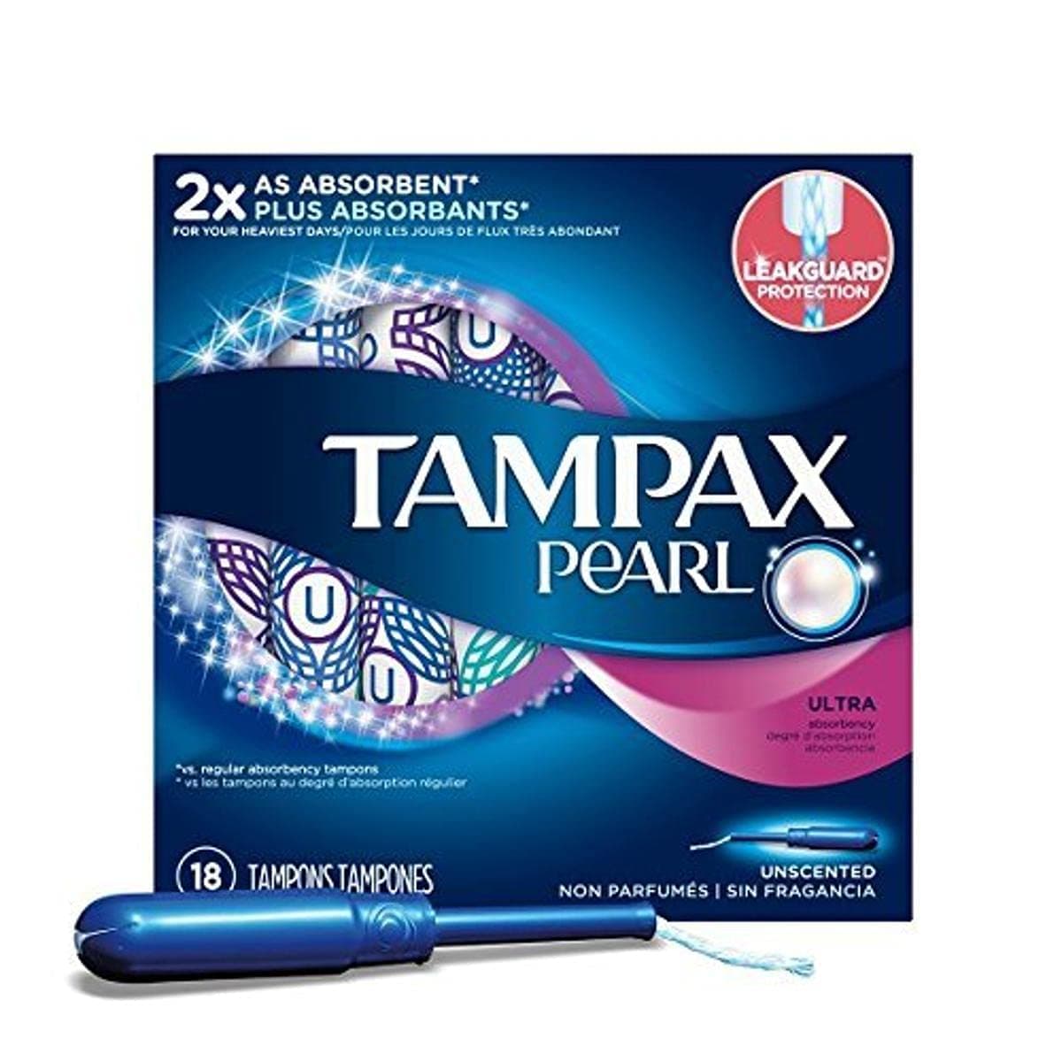 Tampax Pearl Plastic Unscented Tampons