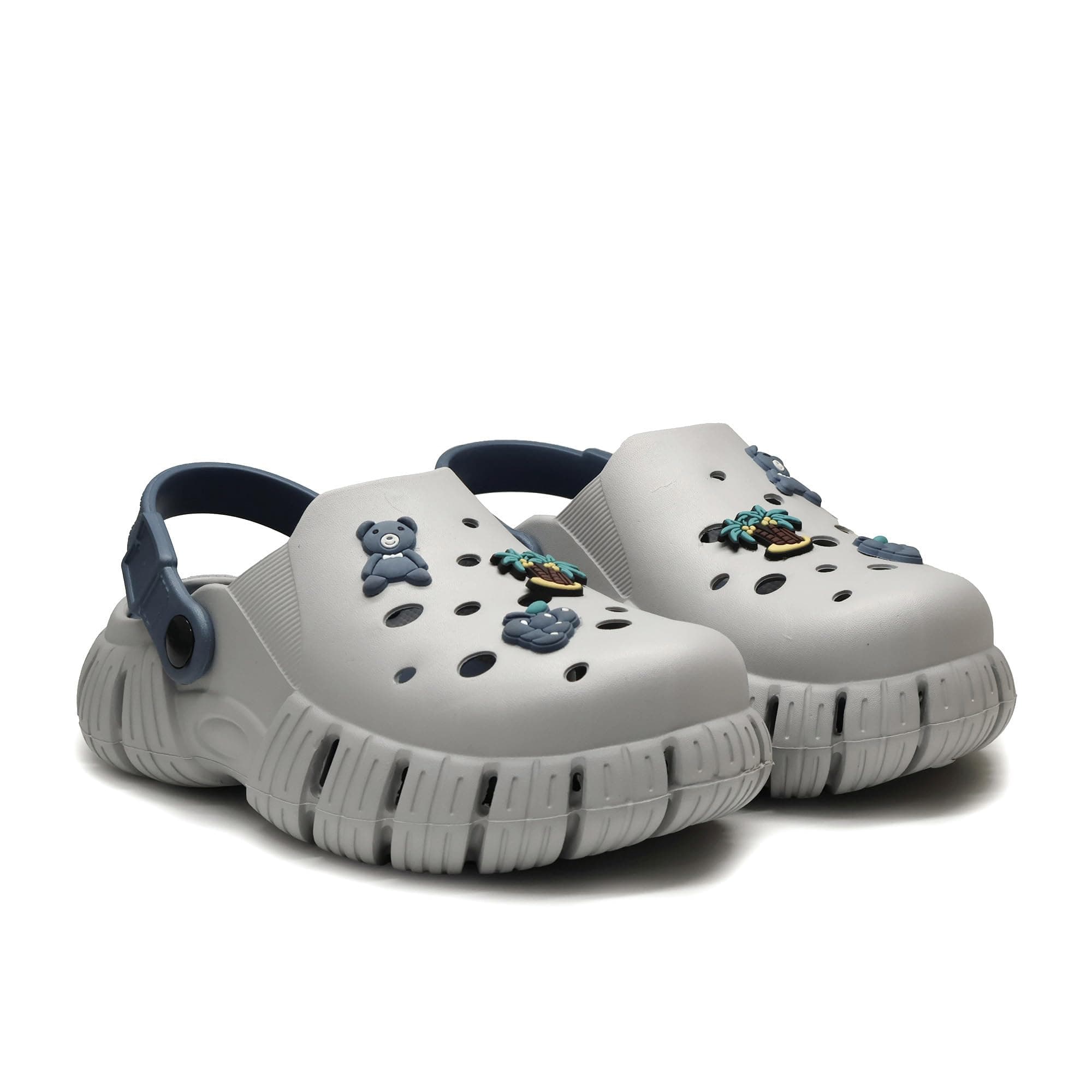 ASIAN INDIGO-10 Stylish Women Clogs | Ultra-Light, Breathable & Comfortable Slip-Ons with Cute 3D Stickers