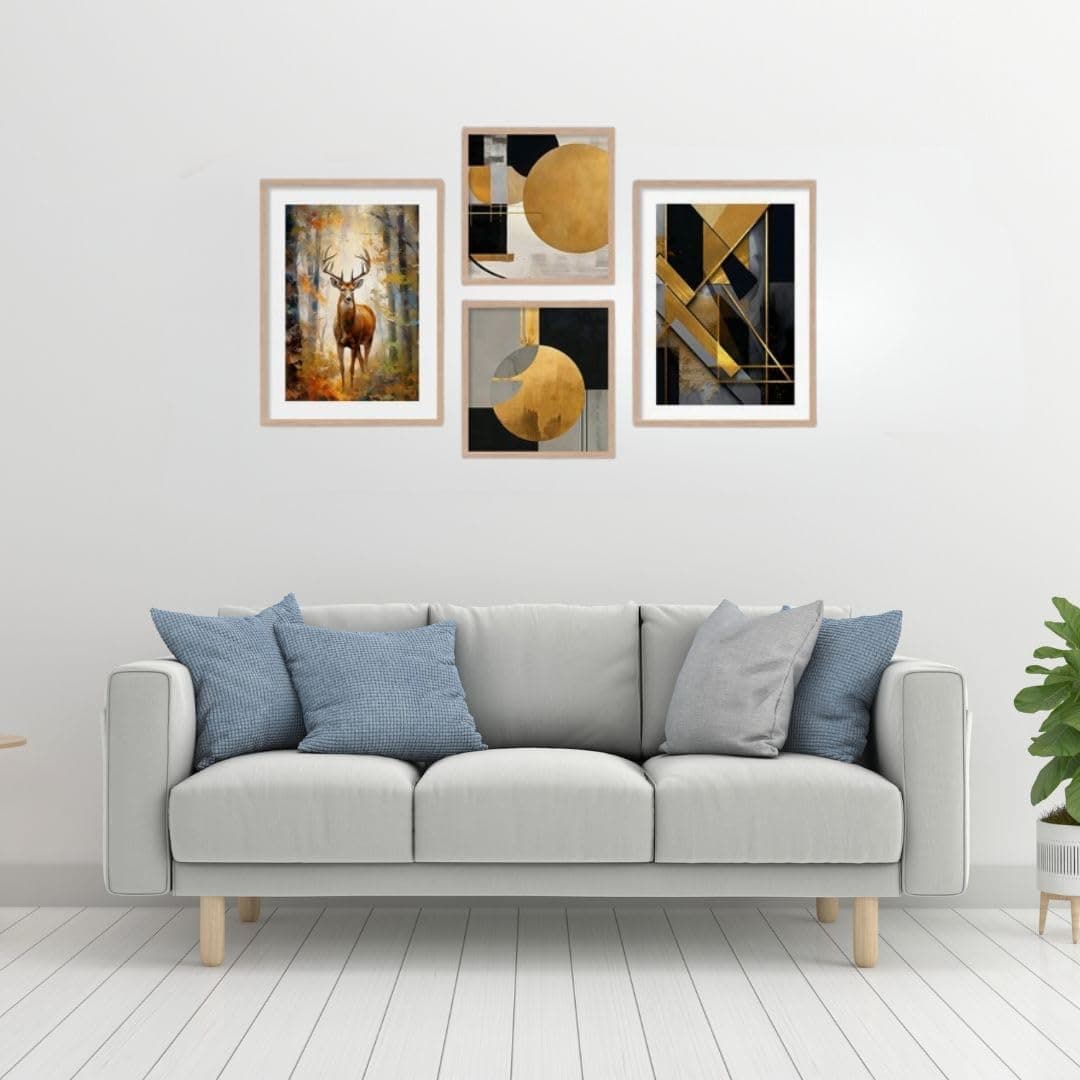 Kalit Kala Decor Paintings for Living Room office gallery classi Modern Art Wall Decor Framed Paintings Framed Wall Posters/Paintings with Frame - Paintings for Wall Decoration
