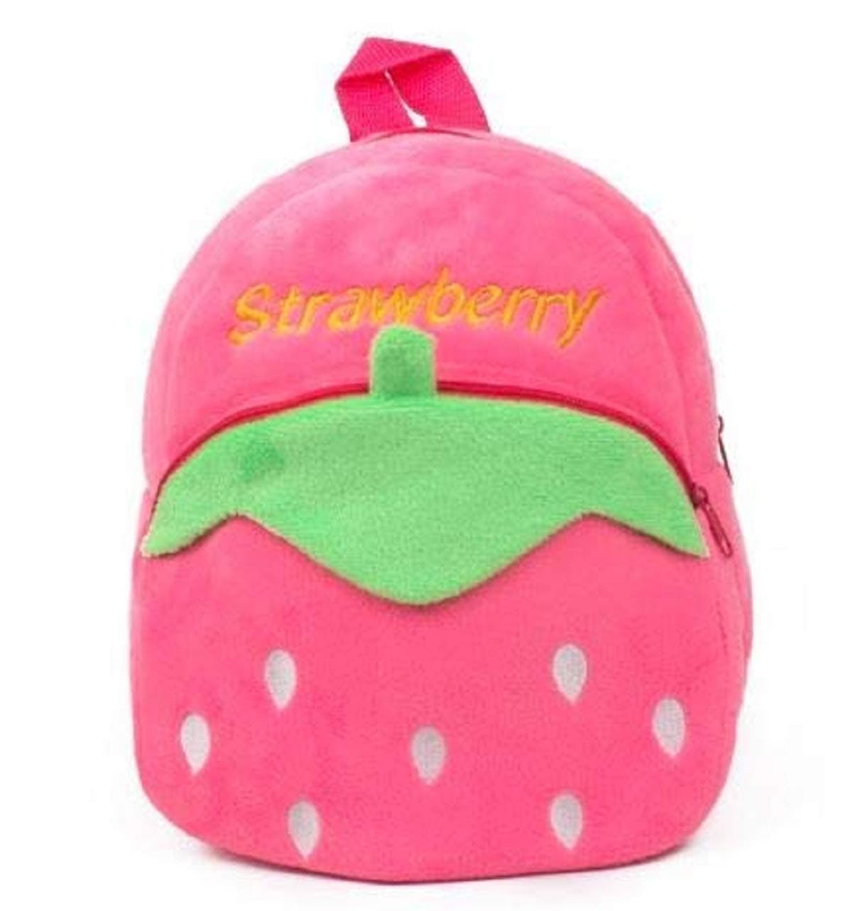 Blue Tree Velvet Kids School/Nursery/Picnic/Carry/Travelling Bag - 2 to 5 Age (_Best_Pink_Strawberry) …