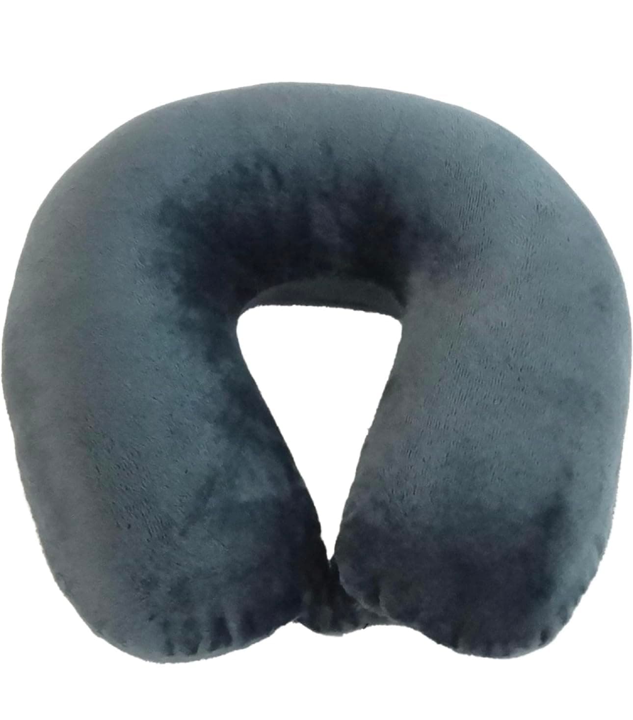 World's Best Feather Soft Microfiber Neck Pillow, Charcoal