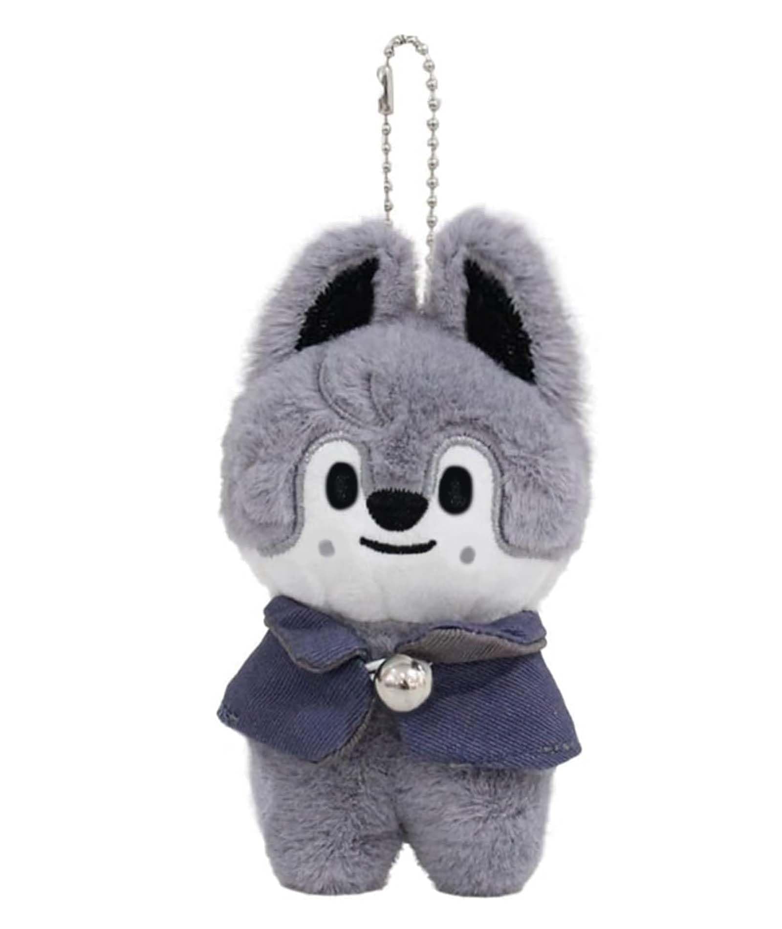 CartHome Siberian Husky Design Cute Keychain, Plush Keychain, 12cm Plushies Keychains for Fan to Collection or Decoration