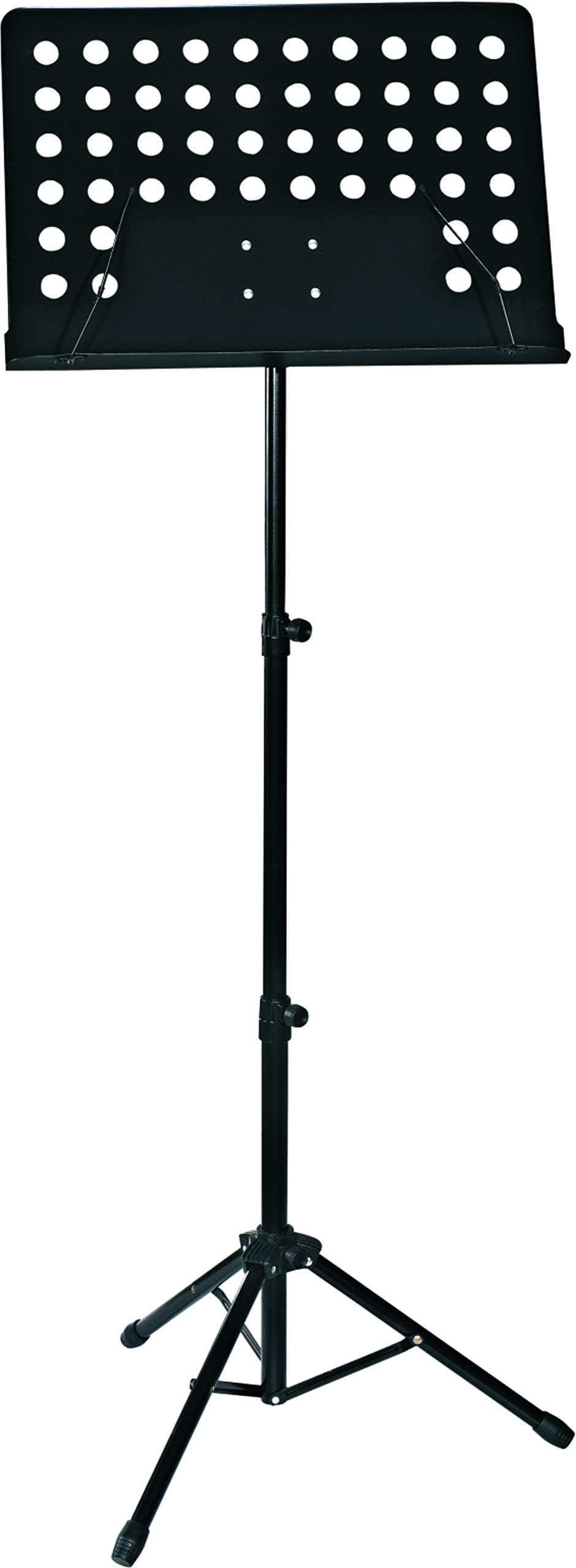 Blueberry R-009 Heavy Durable Metal Sheet Folding Music Note Stand/Book Stand Professional Collapsible Orchestra Portable and Light weight Suitable for Instrumental Performance Heavy Duty Tripod