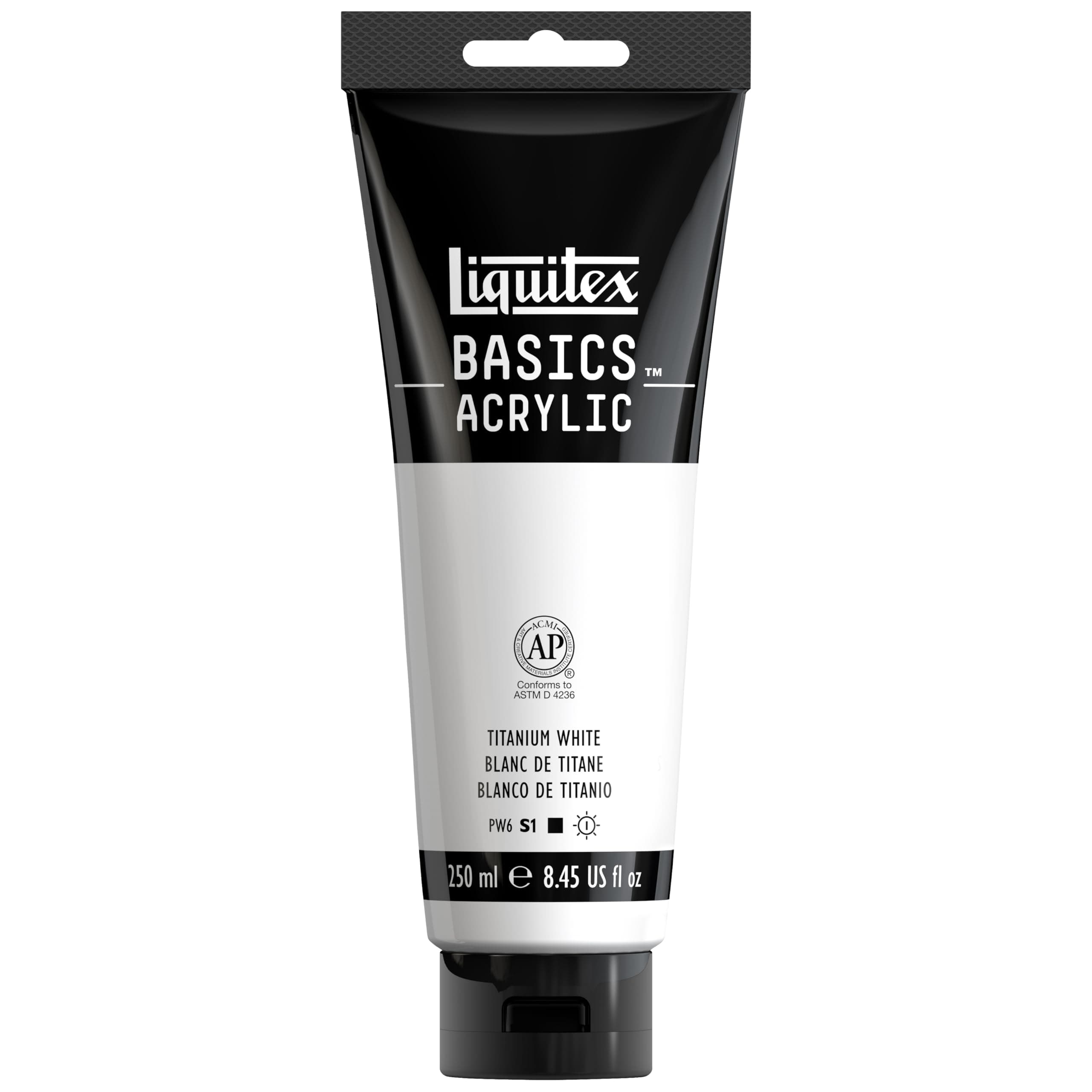 Liquitex BASICS Acrylic Paint 8.45-oz tube, Titanium White