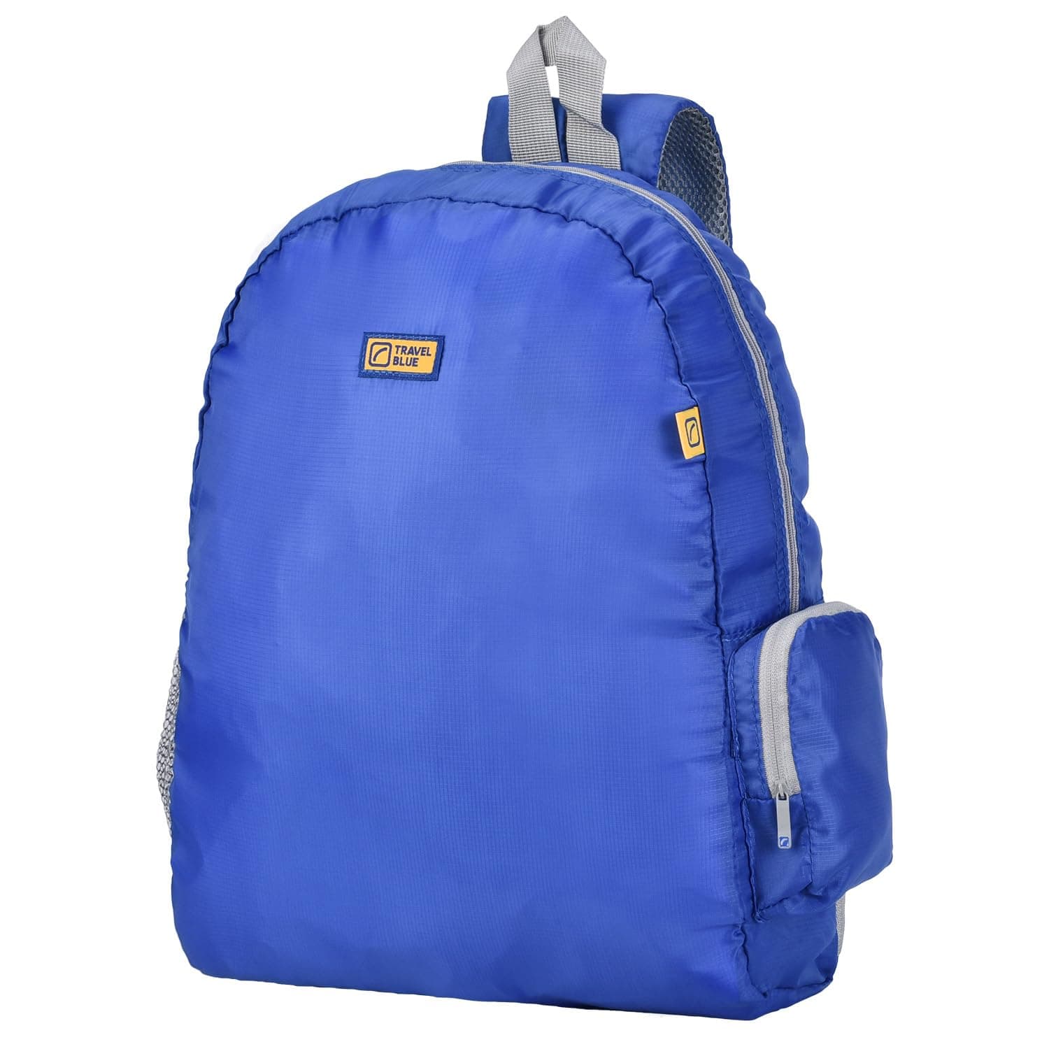 Travel Blue Foldable Travel Backpack, 11 Litres, Lightweight & Compact Packable Daypack, Water-Resistant Backpack with Multiple Pockets for Travel, Hiking & Daily Use, Blue