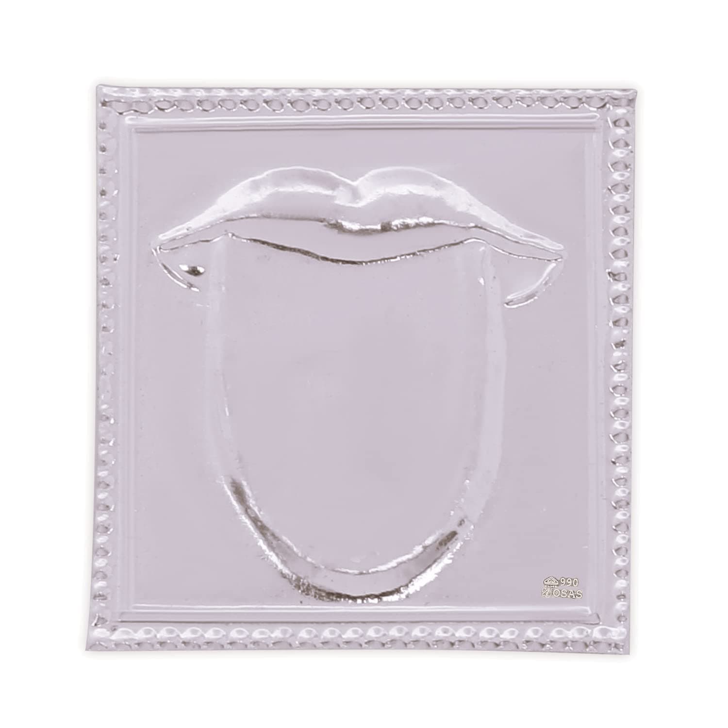 Osasbazaar Pure Silver Tongue, Silver Jeebh for Puja, Offering, Donation and Lal Kitaab Remedy - 99% Purity Certified