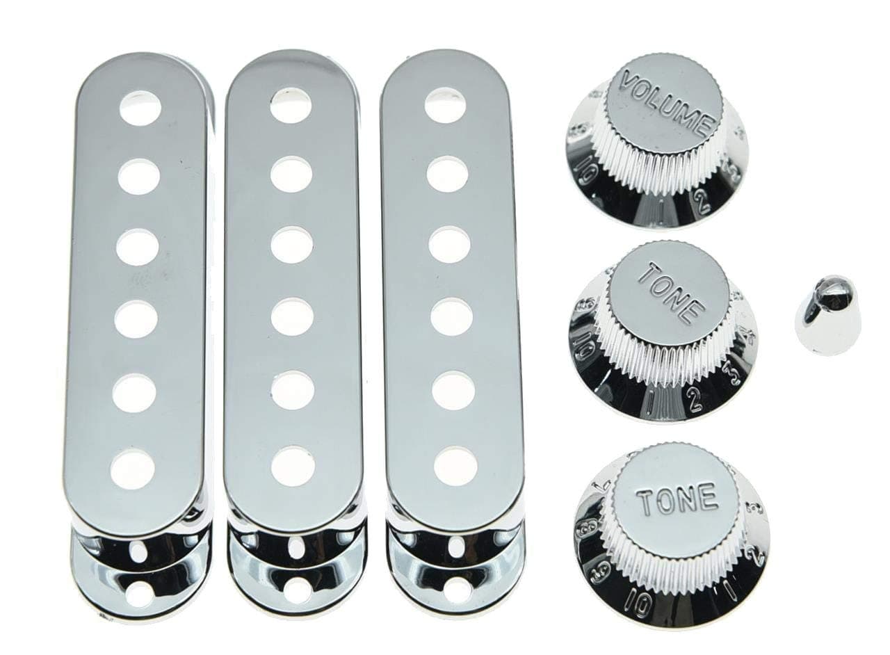 Dopro ST Strat Pickup Covers Knobs and 5 Way Switch Tip Cap