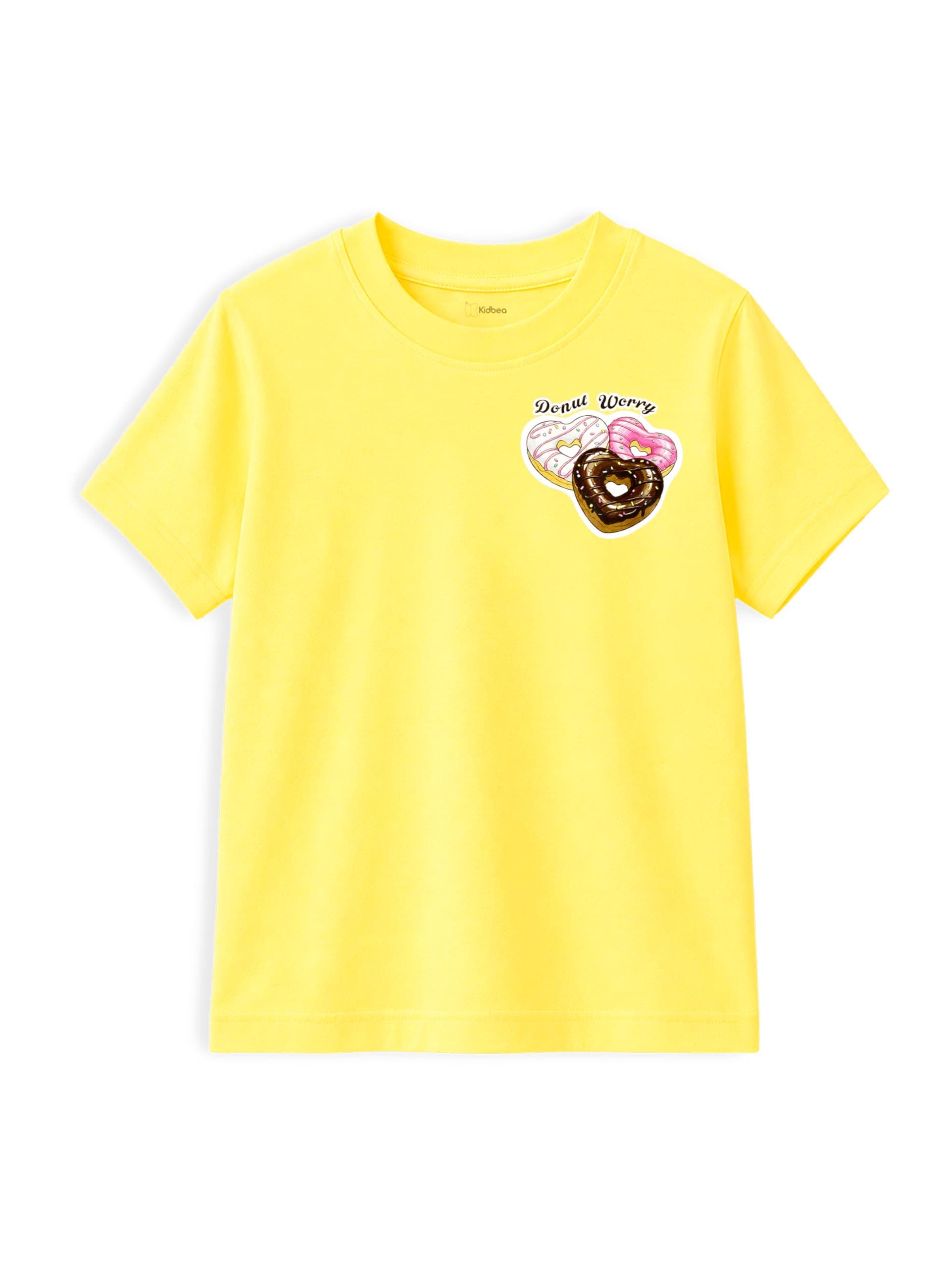 Kidbea Bamboo Kids T-Shirt Ultra-Soft Premium Half Sleeve Graphic Tee for Girls, Casual Summer Wear for Toddlers & Kids