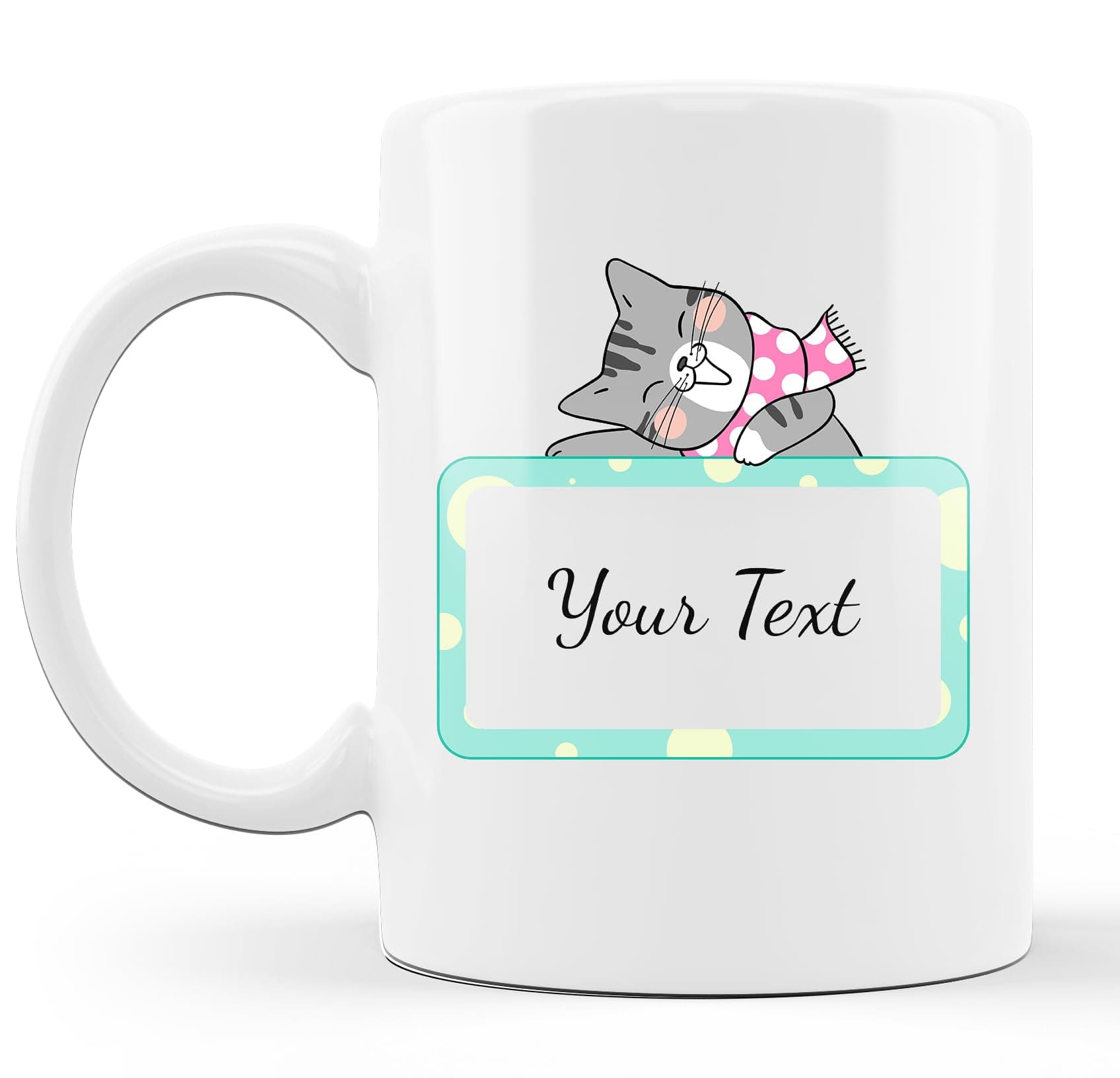 SCPmarts Best Cat Mom Ceramic Coffee Mug 330 ml | Cute Cat Lover Gift Mug | Premium White Coffee & Tea Cup for Cat Mothers